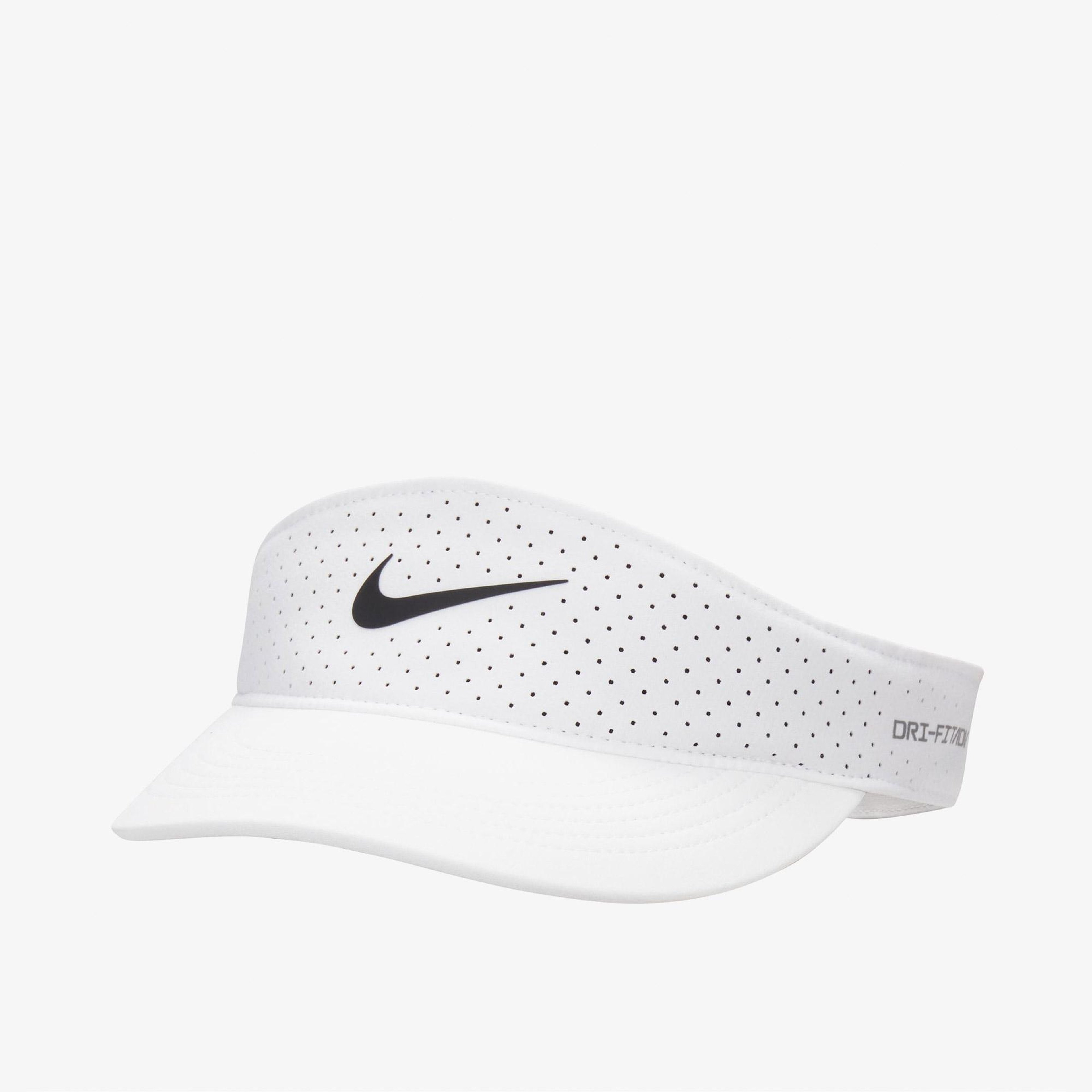 Nike Dri-Fit ADV Ace Visor Unisex Beyaz Tenis Şapkası
