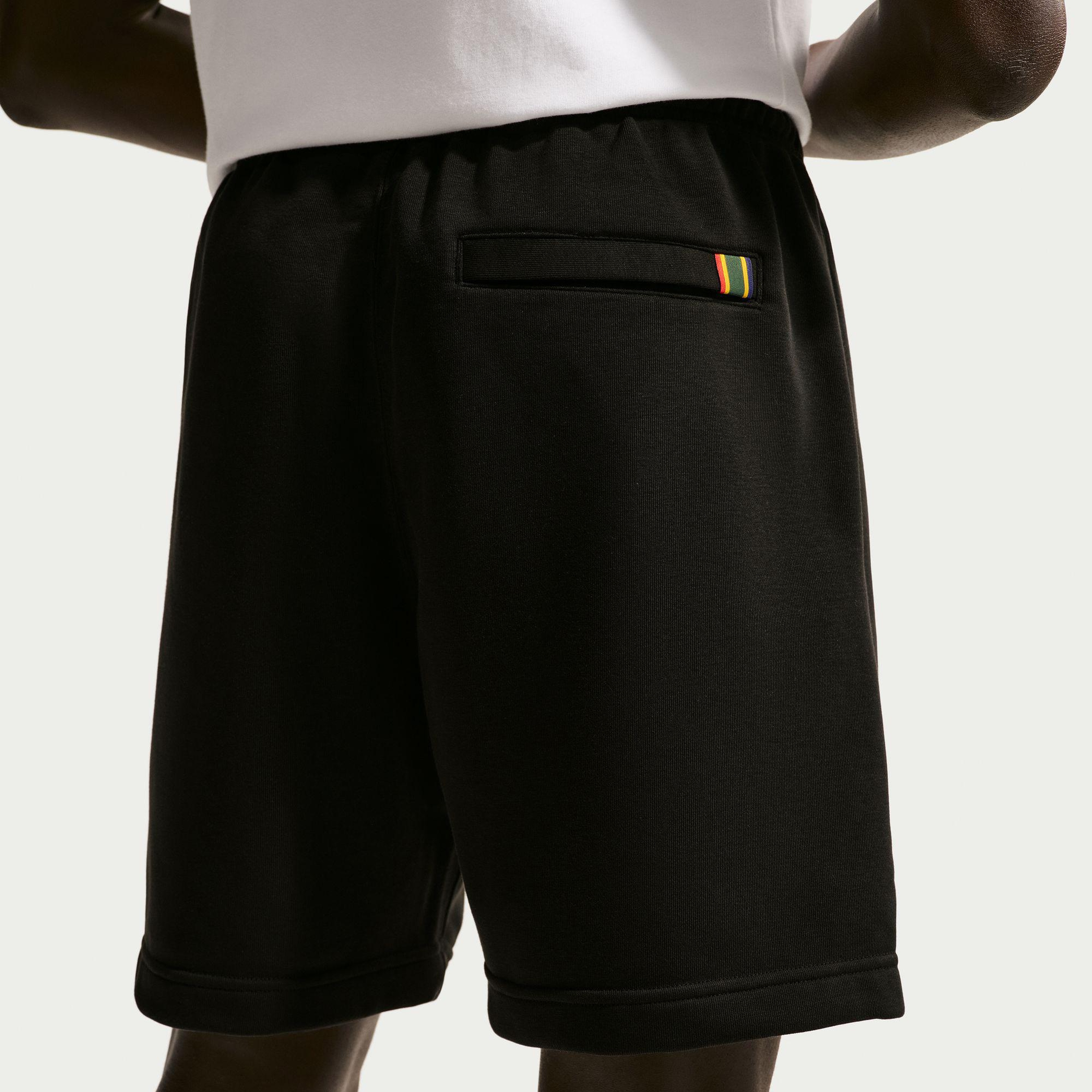 Nike Court Dri-Fit Heritage Fleece Erkek Siyah Şort
