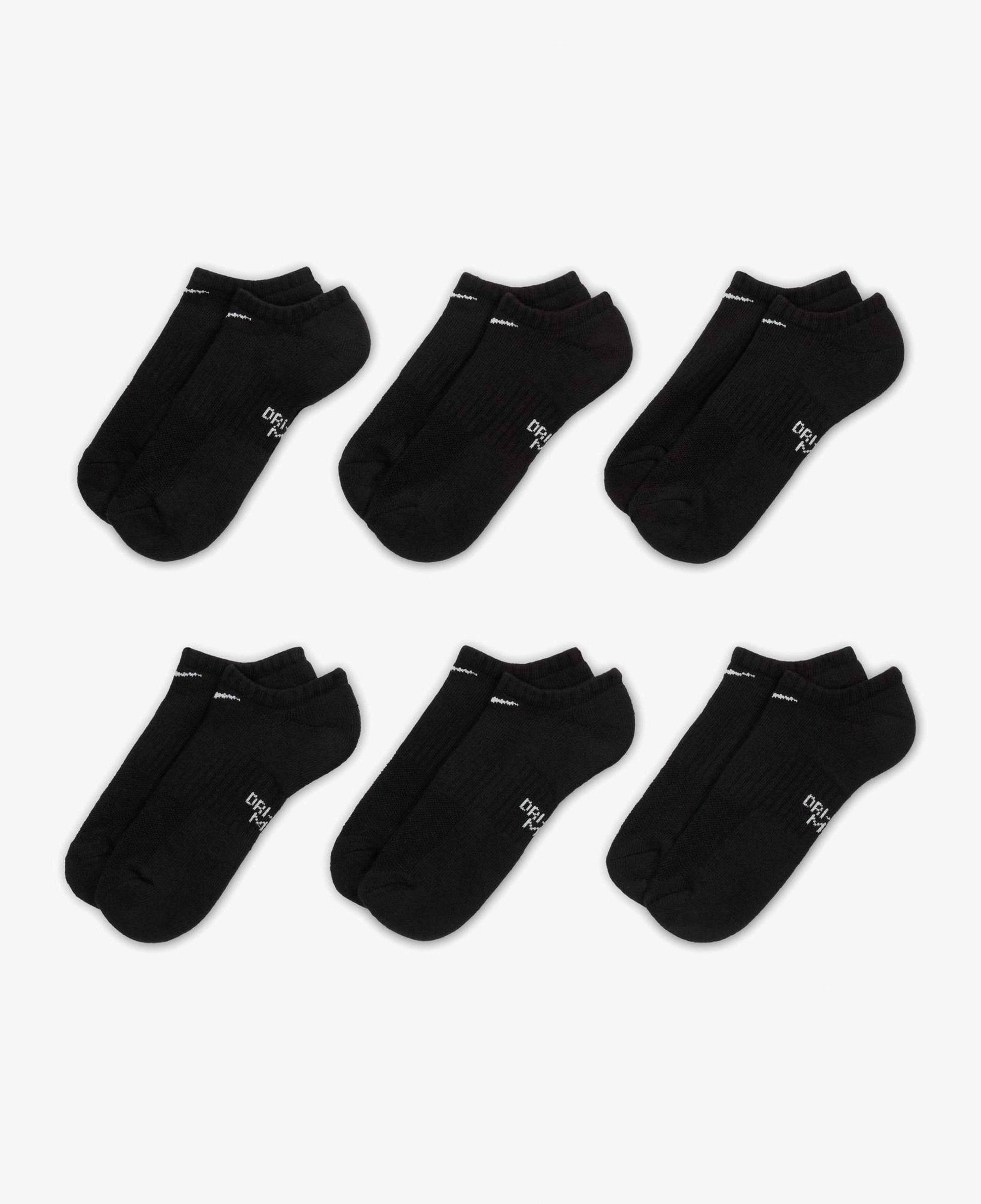 Nike Everyday 6'lı Çocuk Siyah Çorap