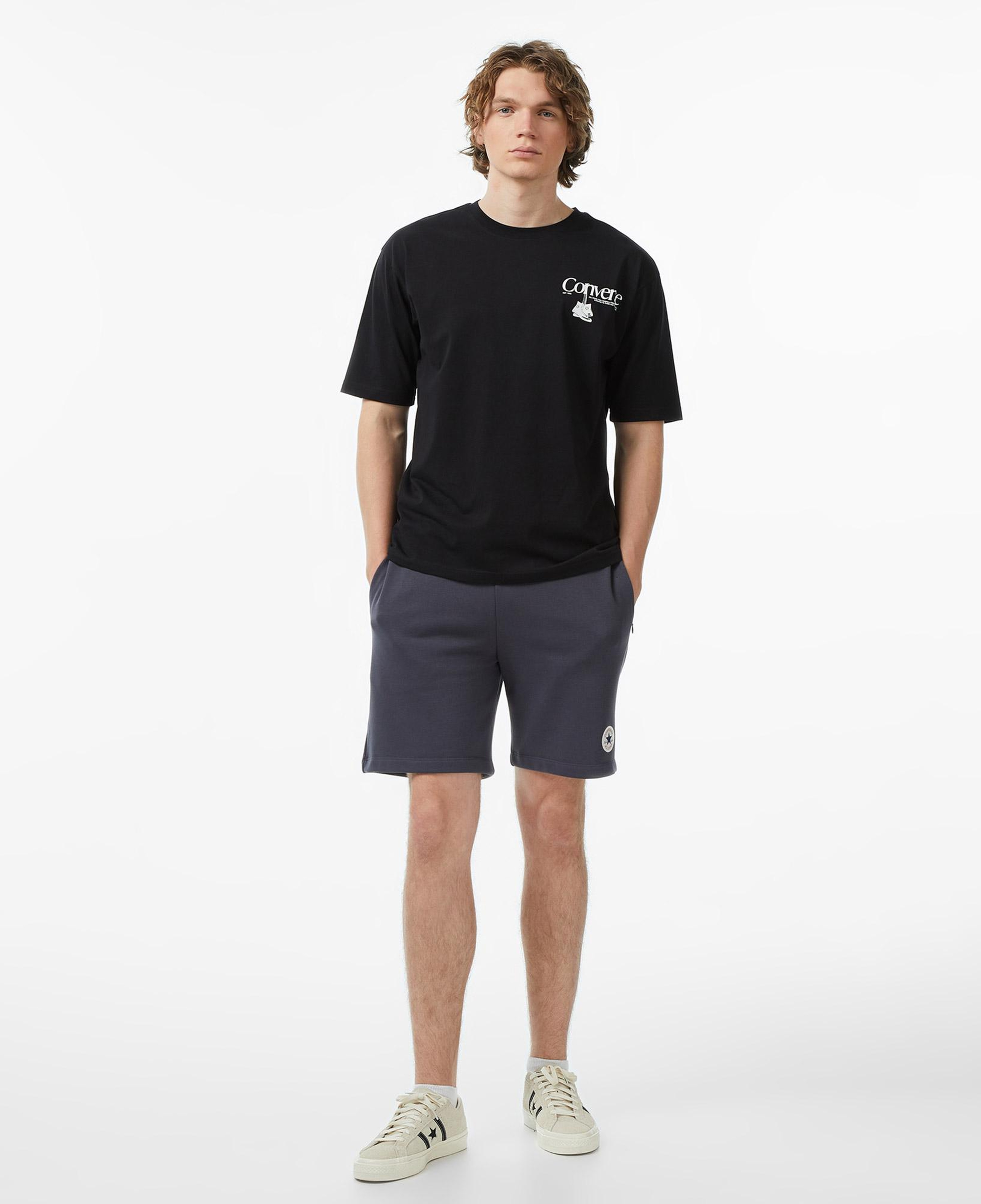 Converse Erkek Siyah Grafik Baskılı T-Shirt
