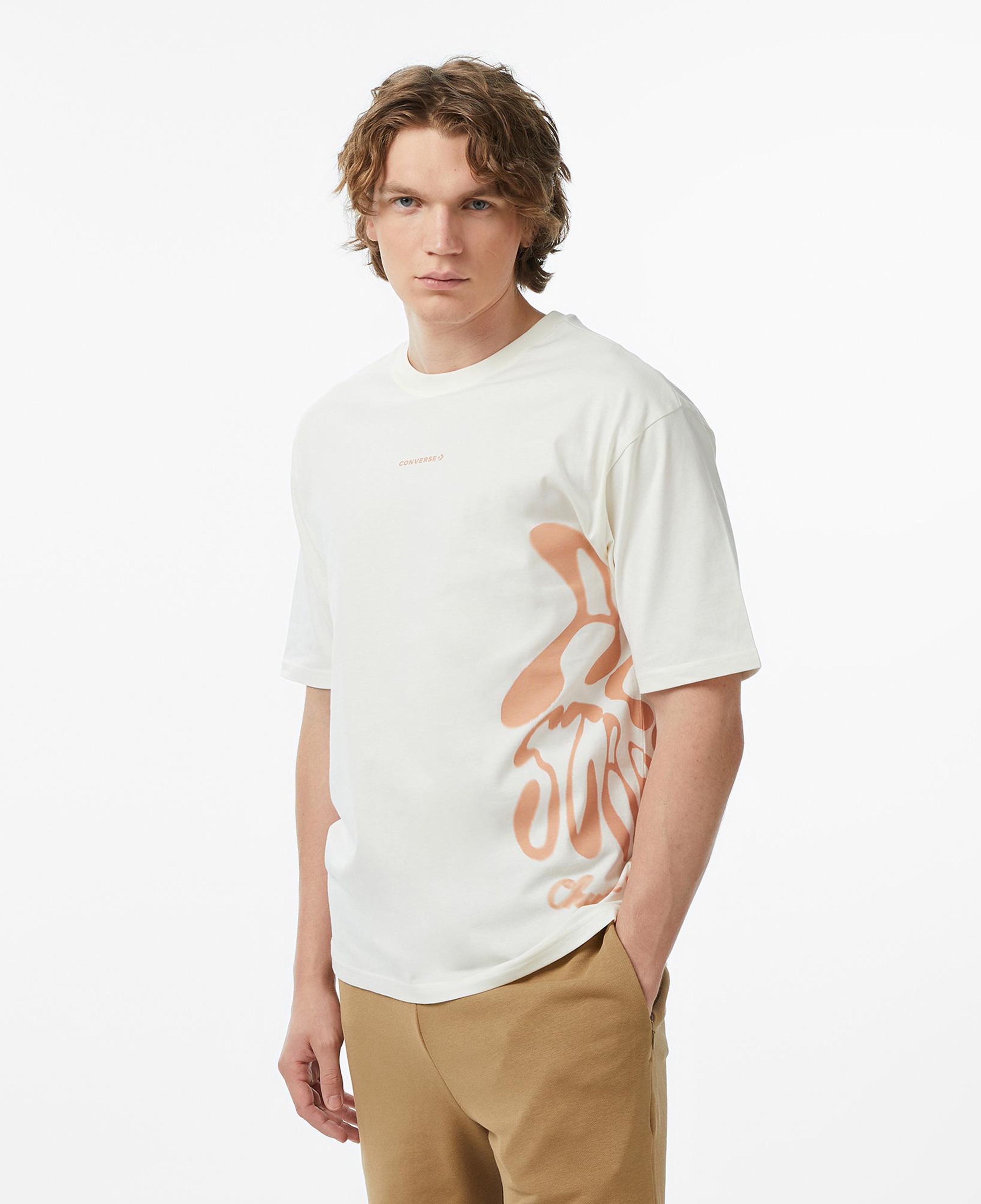 Converse Erkek Krem T-Shirt