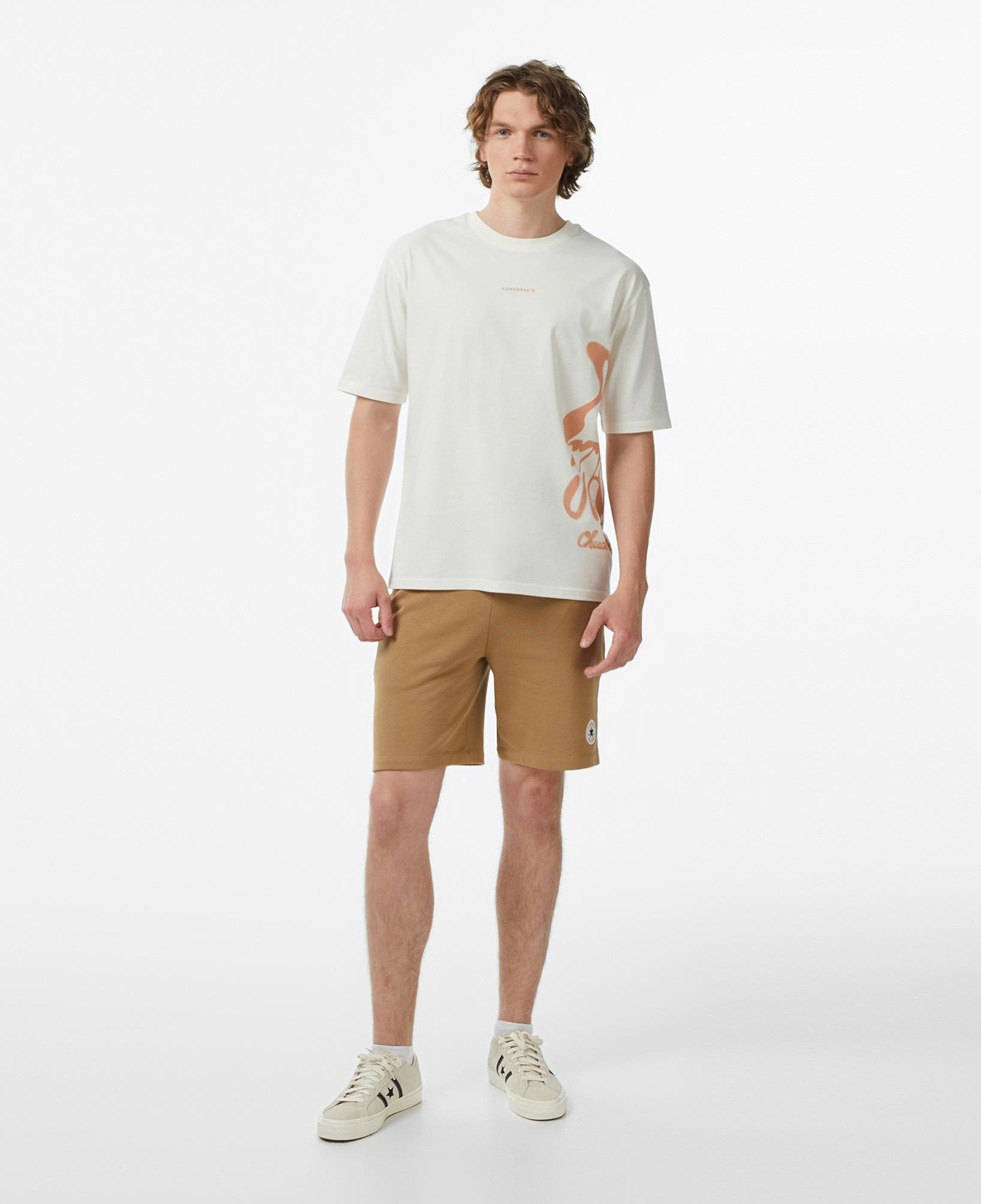Converse Erkek Krem T-Shirt