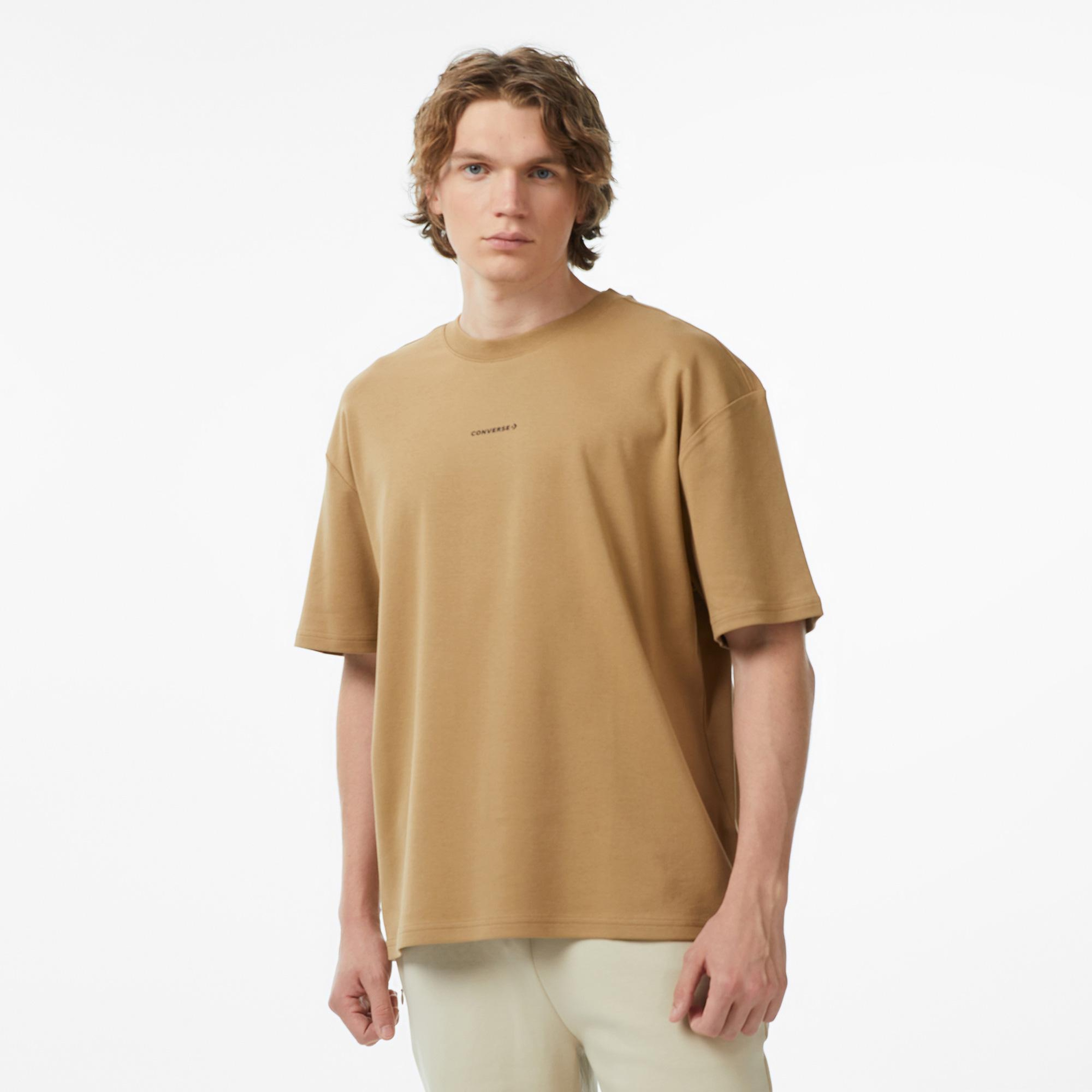 Converse Erkek Kahverengi T-Shirt