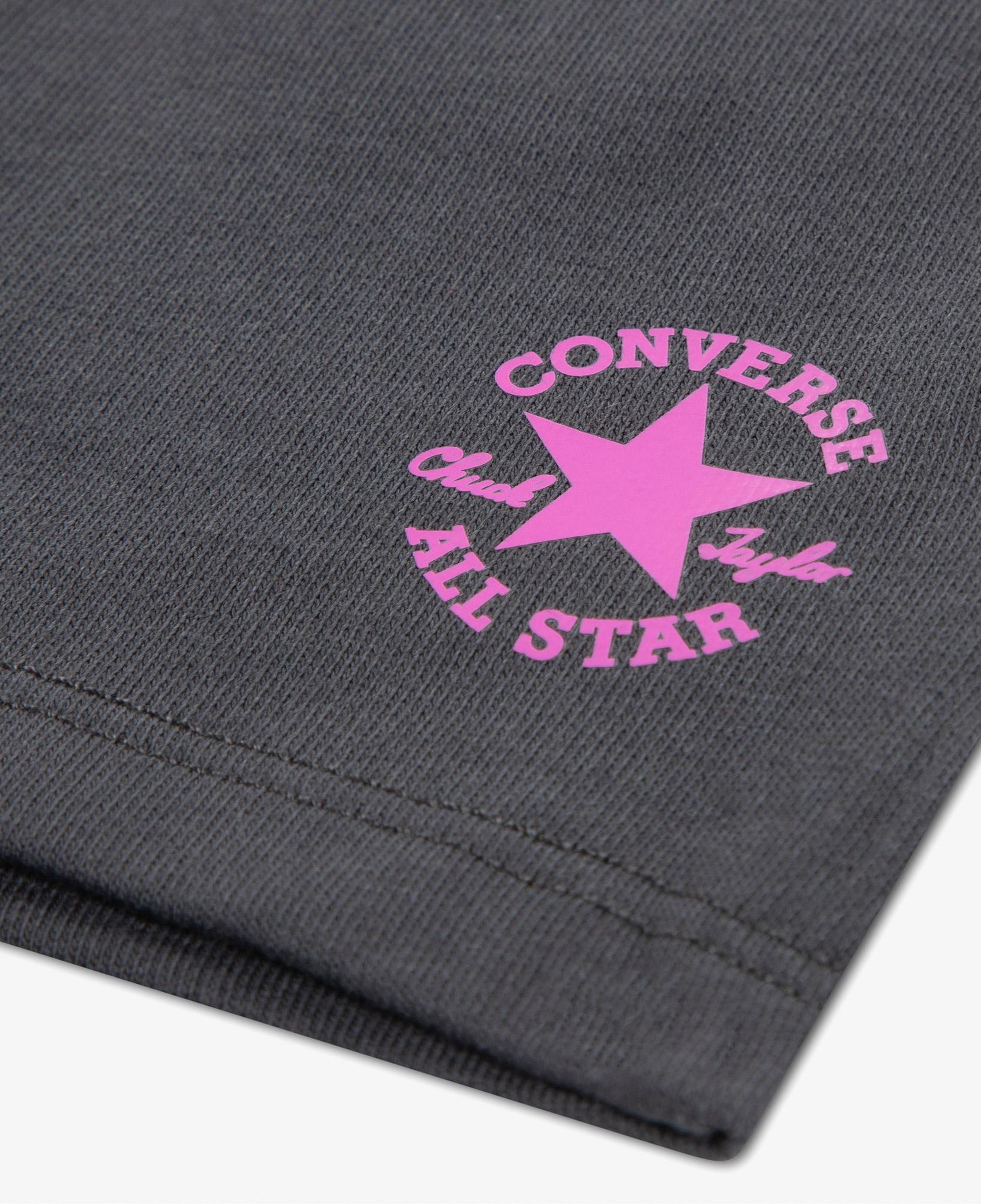 Converse Kız Çocuk Antrasit Şort Takım