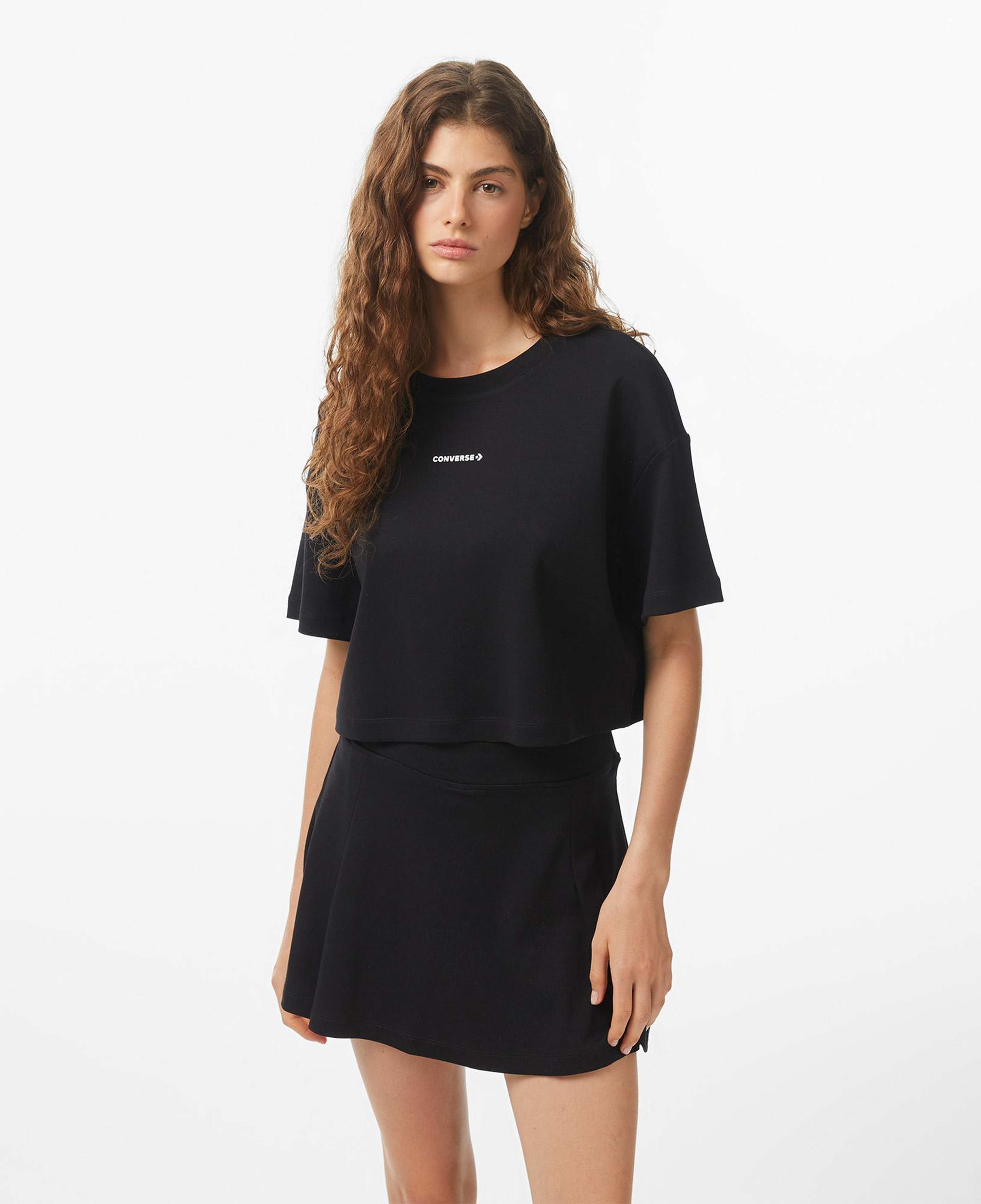 Converse Kadın Siyah T-Shirt