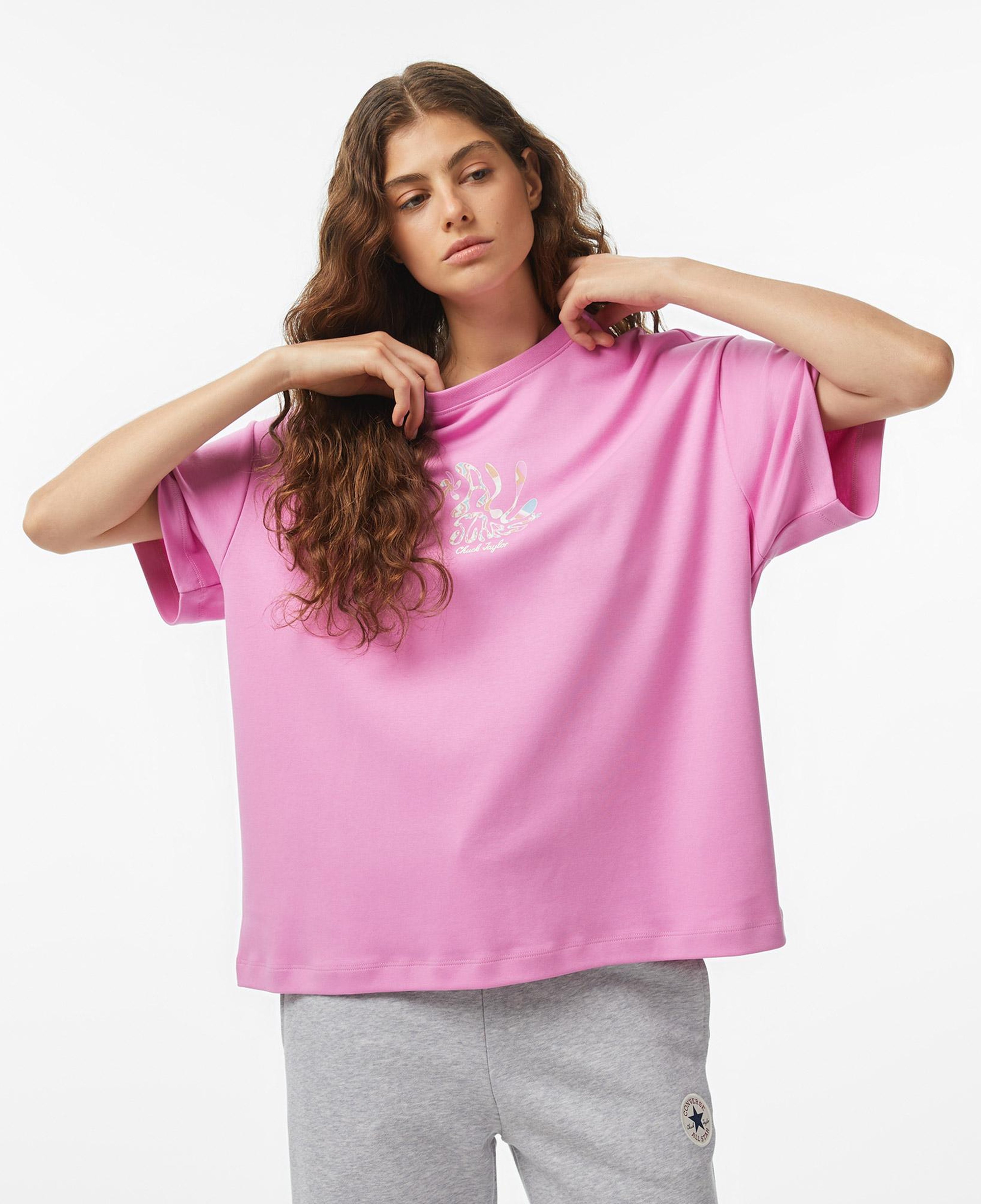 Converse Kadın Pembe T-Shirt