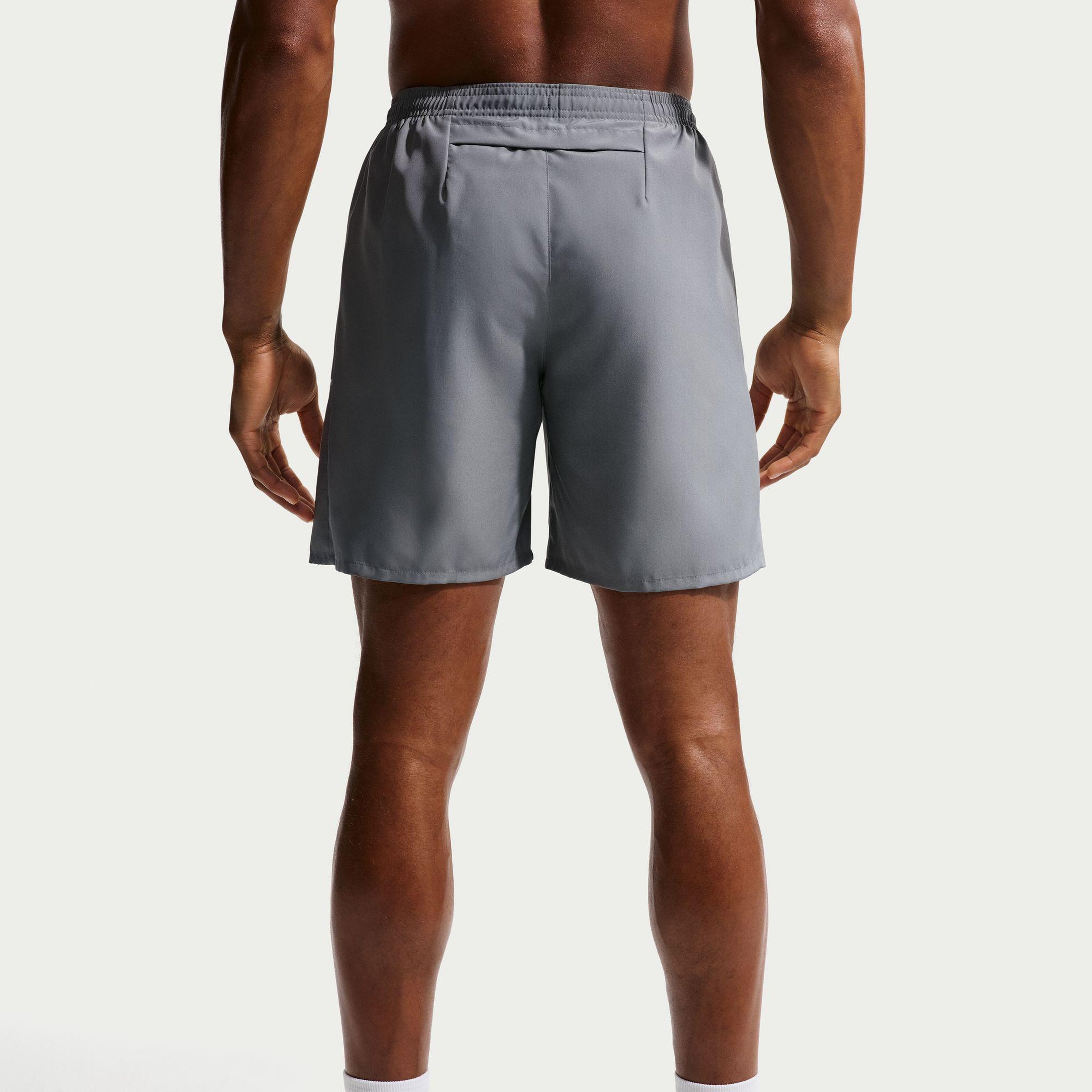 Nike Dri-Fit Miler 18 cm Erkek Gri Şort
