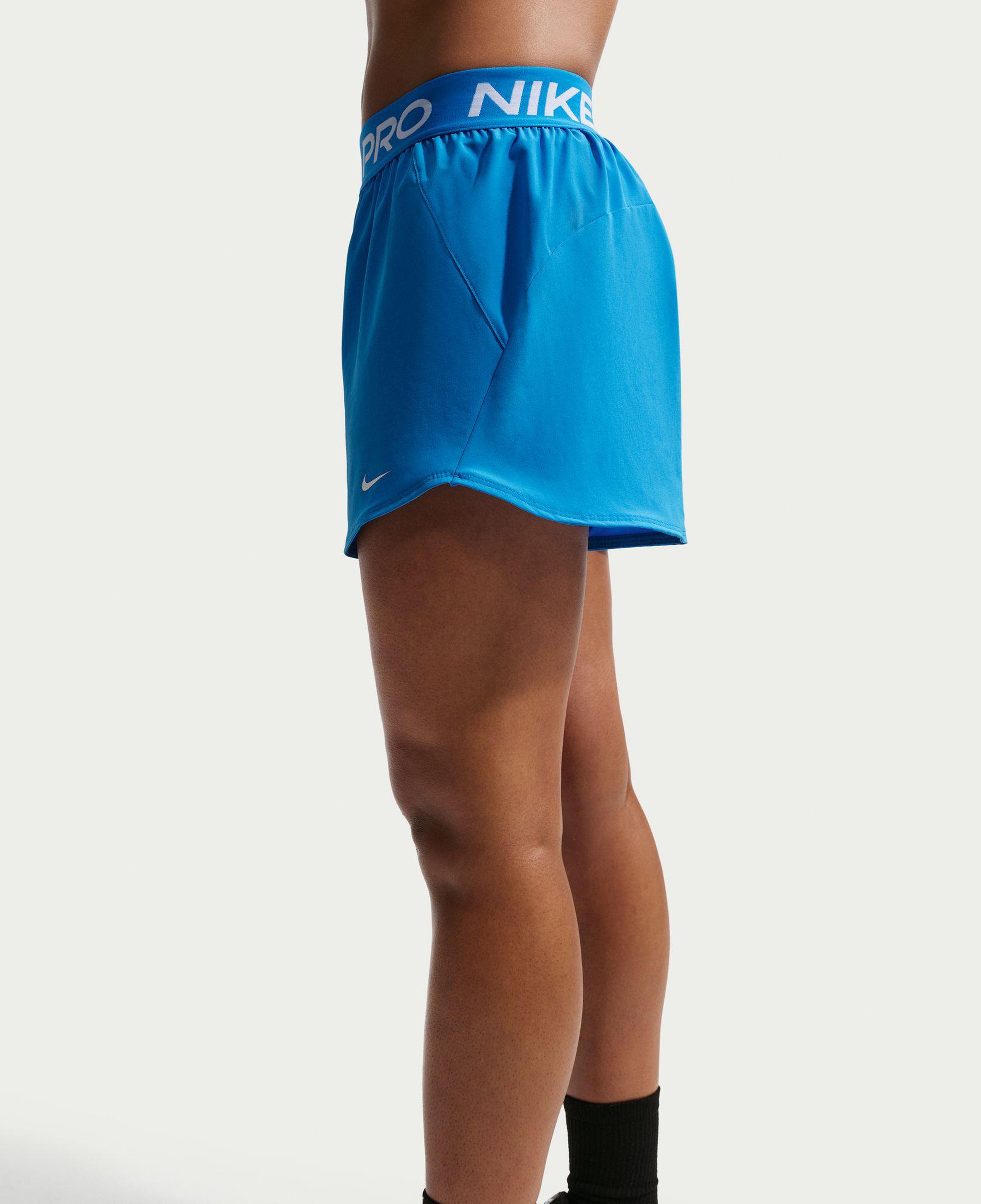 Nike Pro 2in1 Kadın Mavi Şort