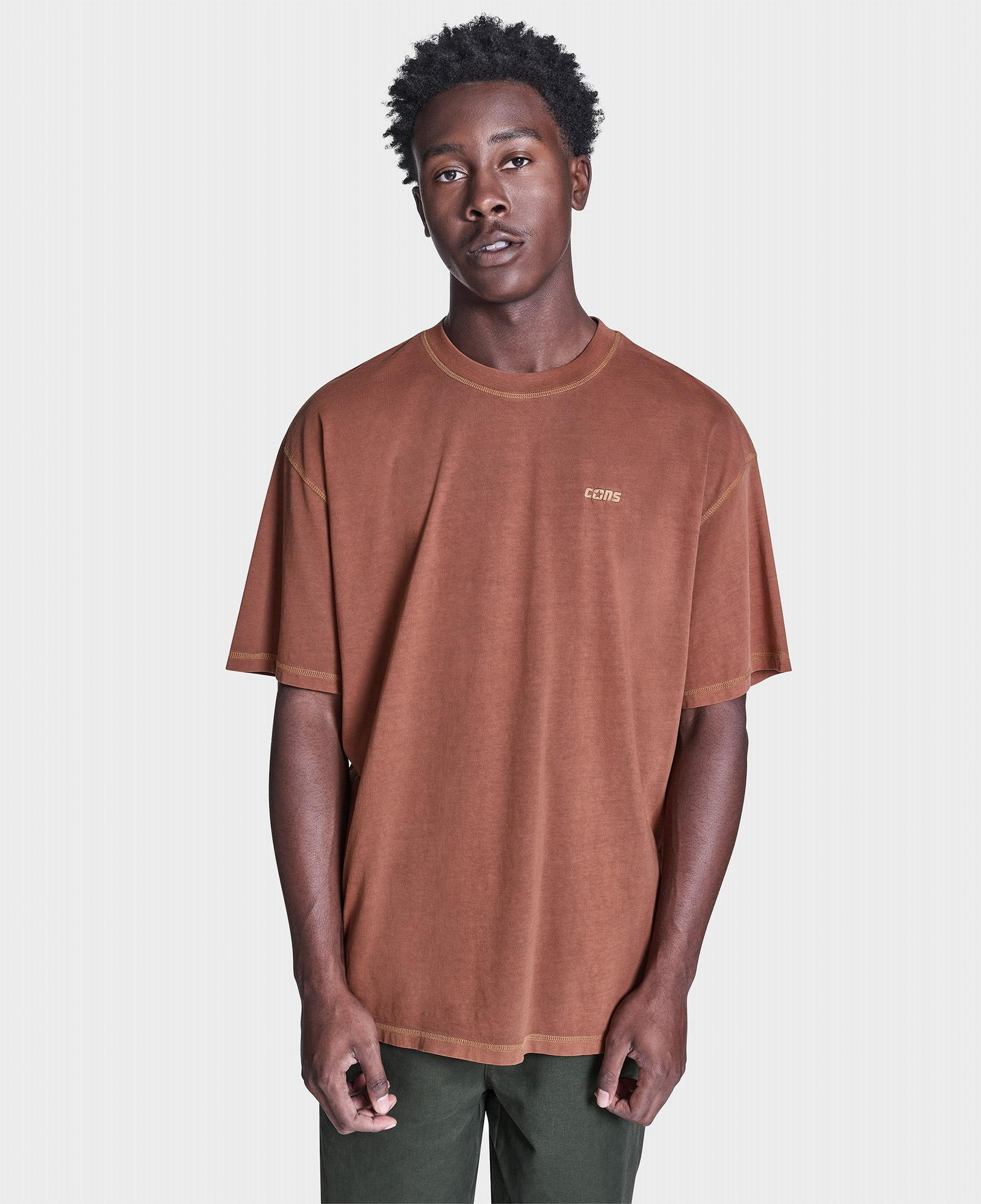 Converse Erkek Kahverengi T-Shirt