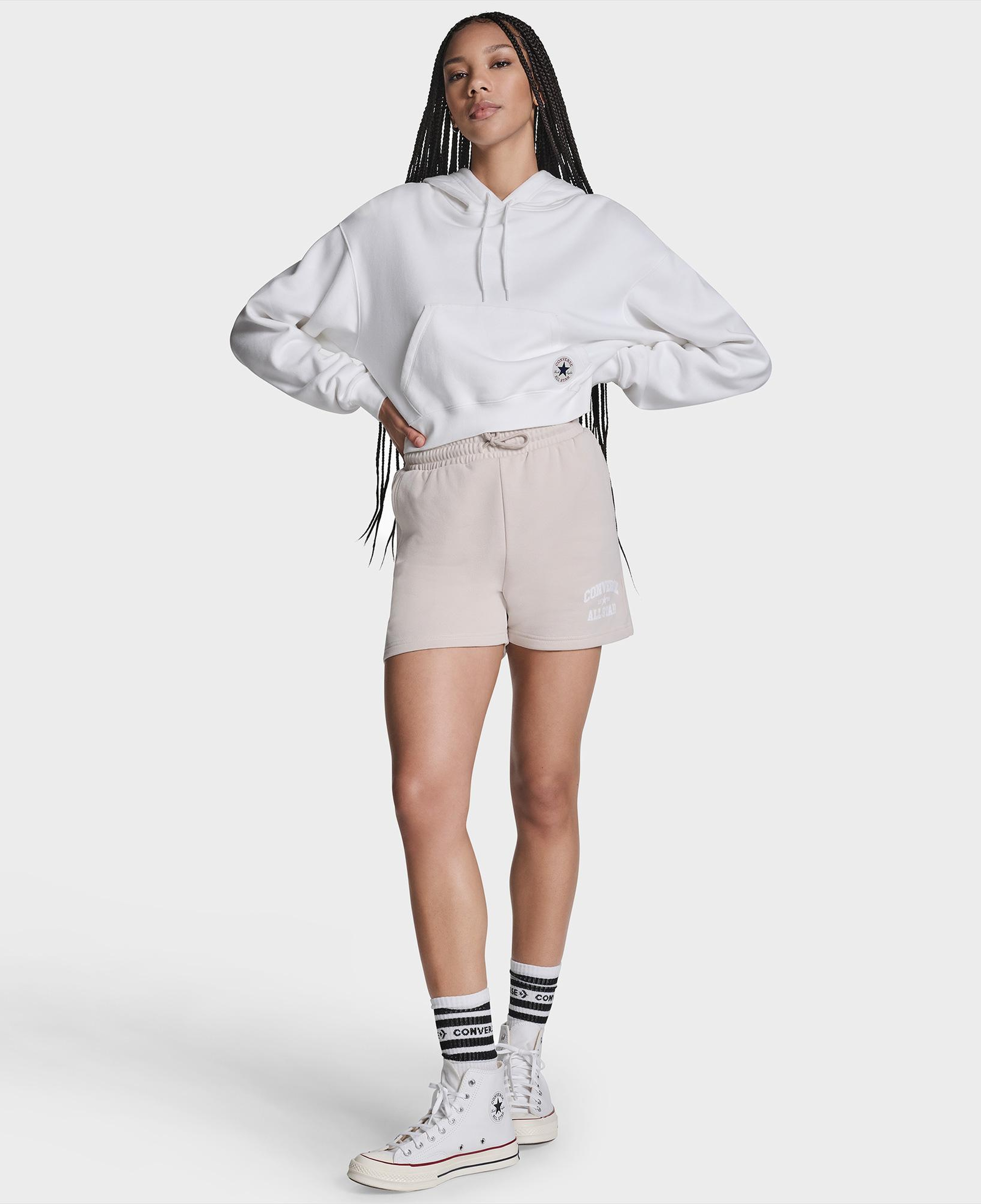 Converse Kadın Beyaz Sweatshirt
