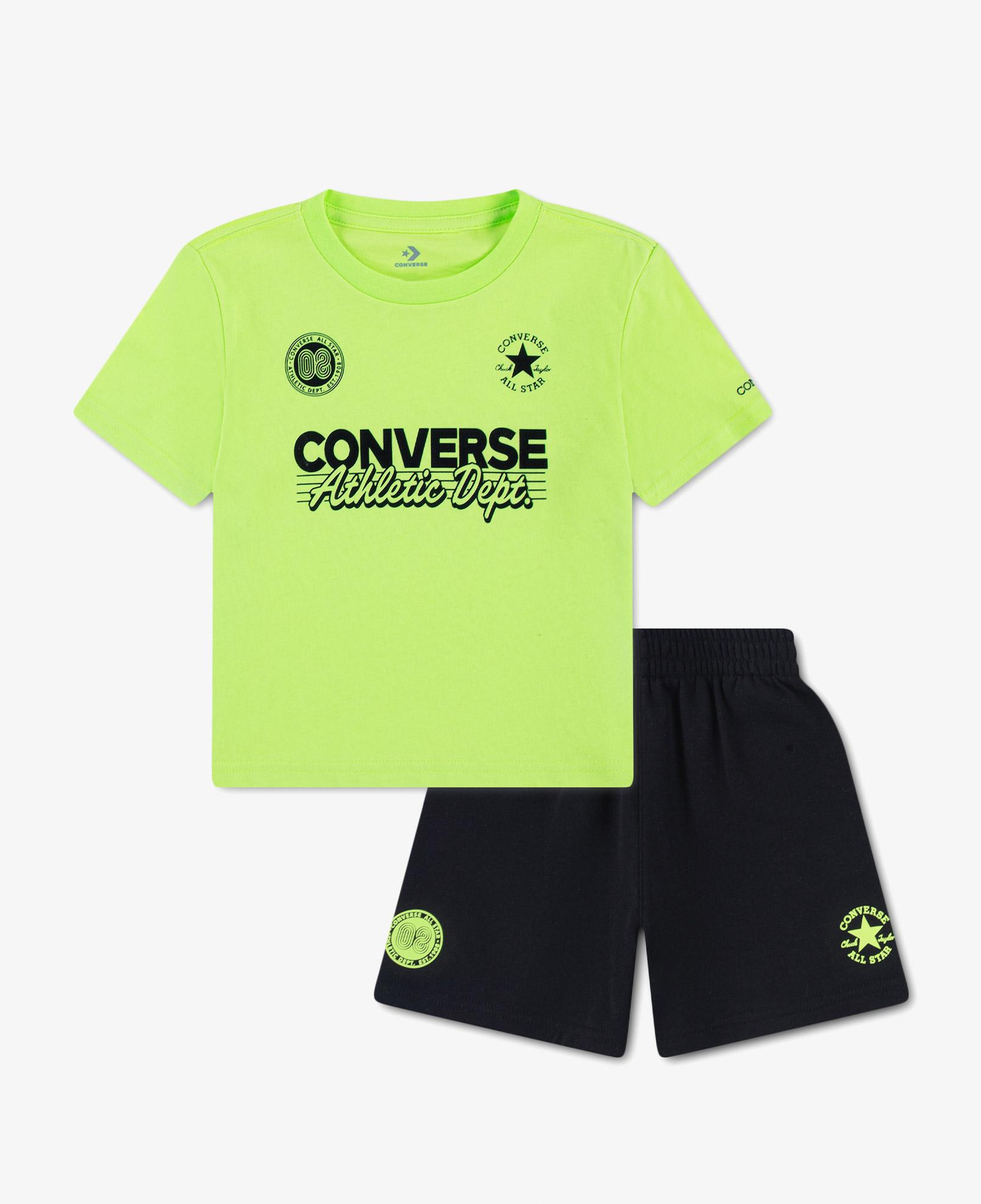 Converse Erkek Bebek Siyah Şort Takım
