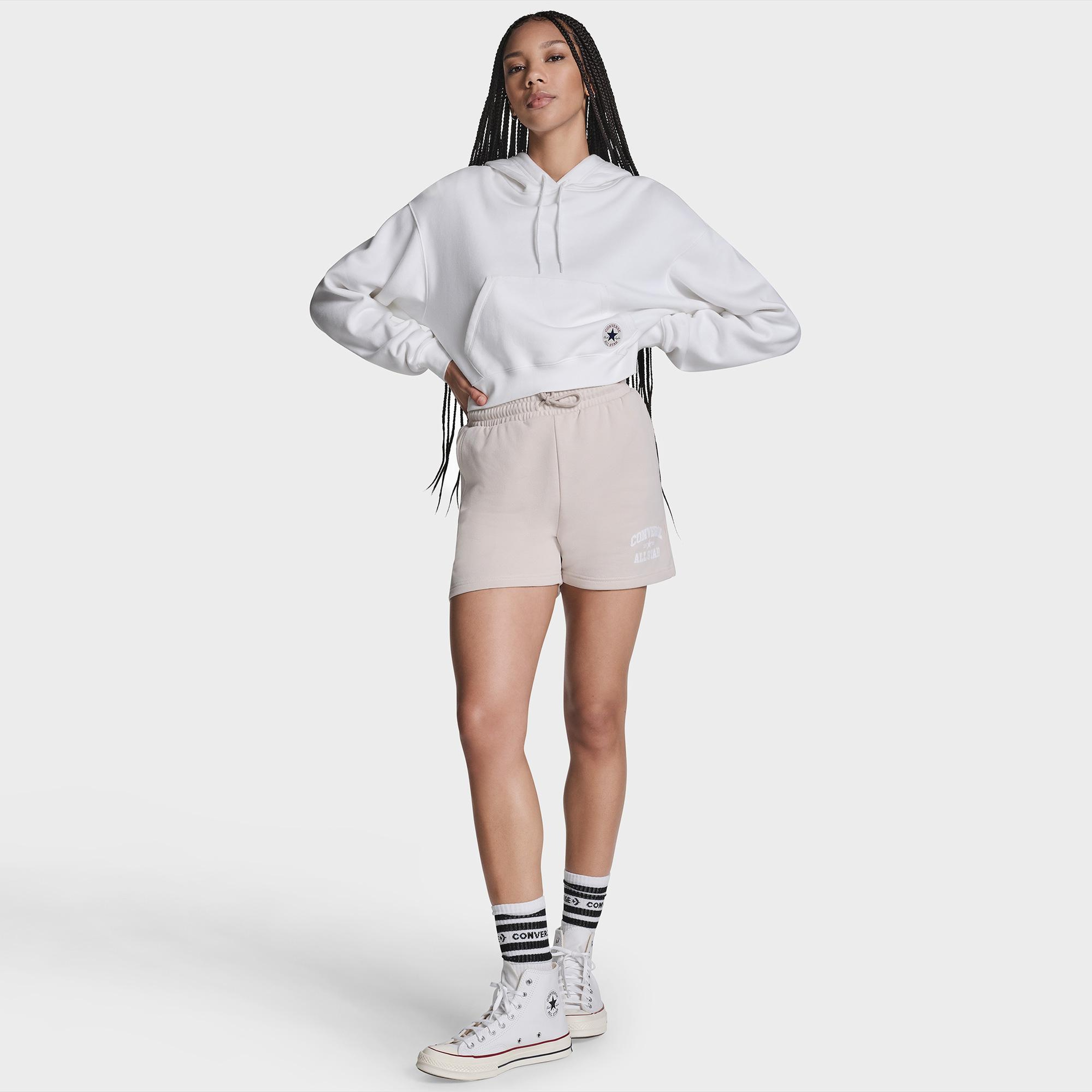 Converse Kadın Beyaz Sweatshirt