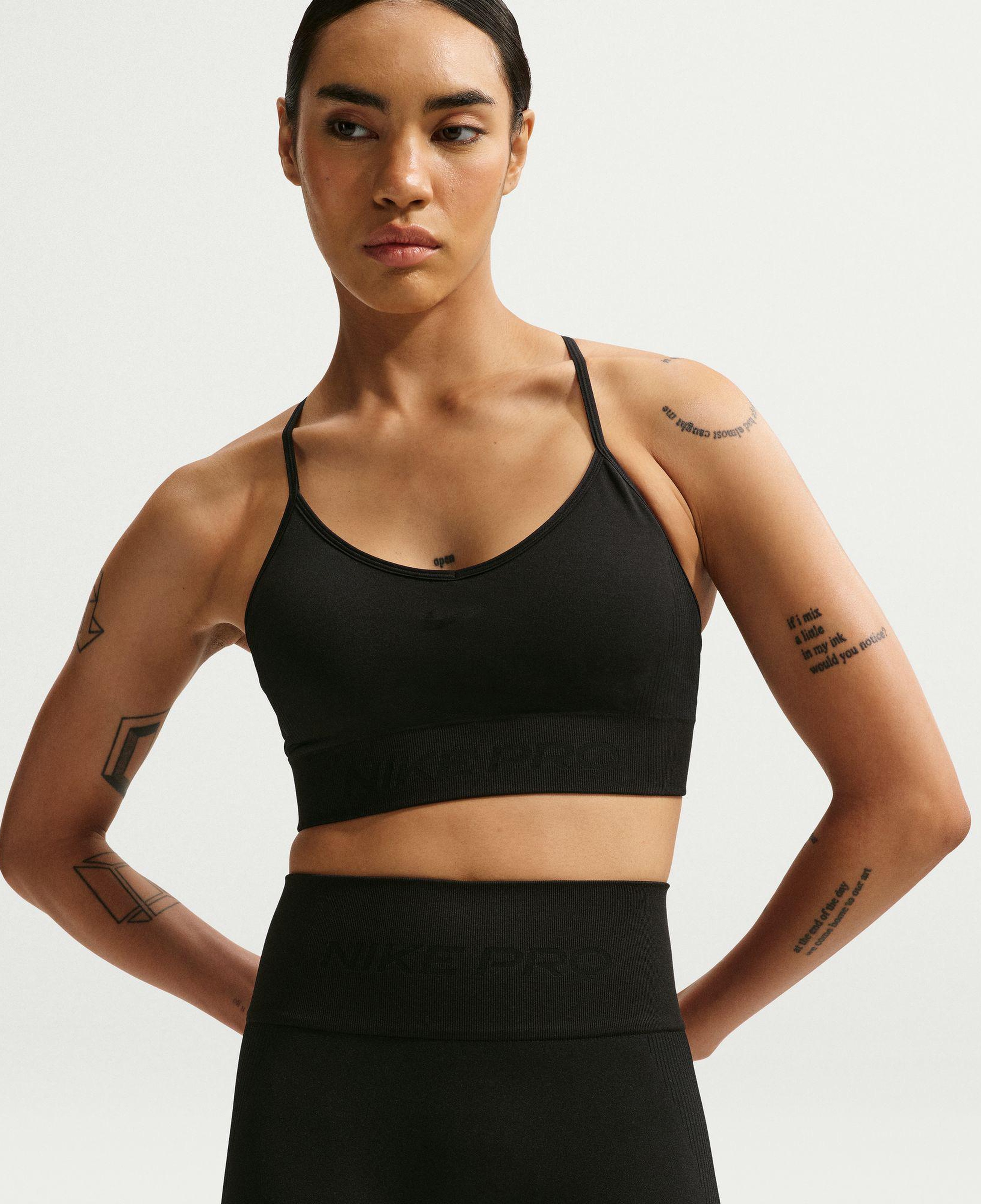 Nike Pro Dri-Fit Seamless High Rise 13 cm Kadın Siyah Kısa Tayt