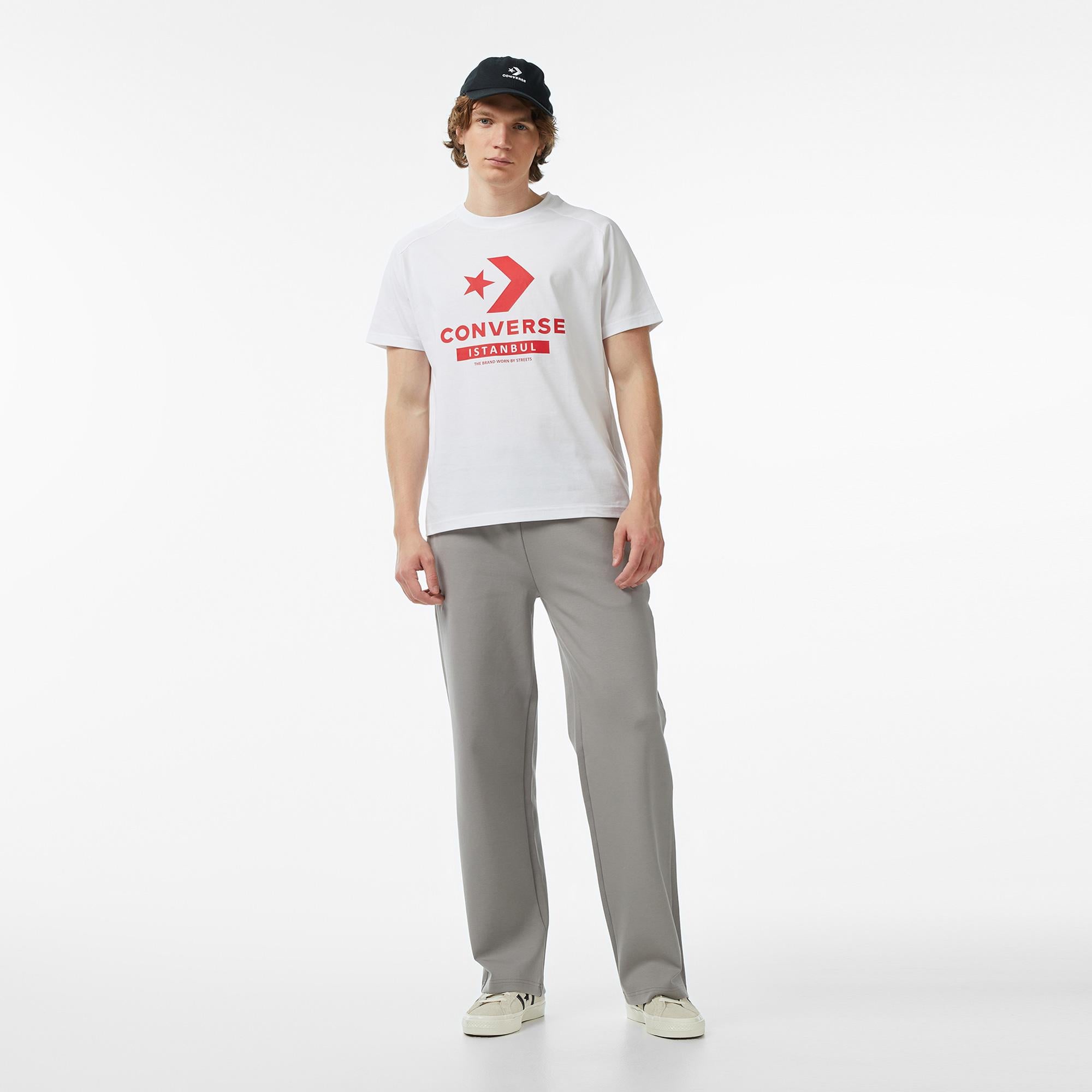 Converse Erkek Beyaz T-Shirt
