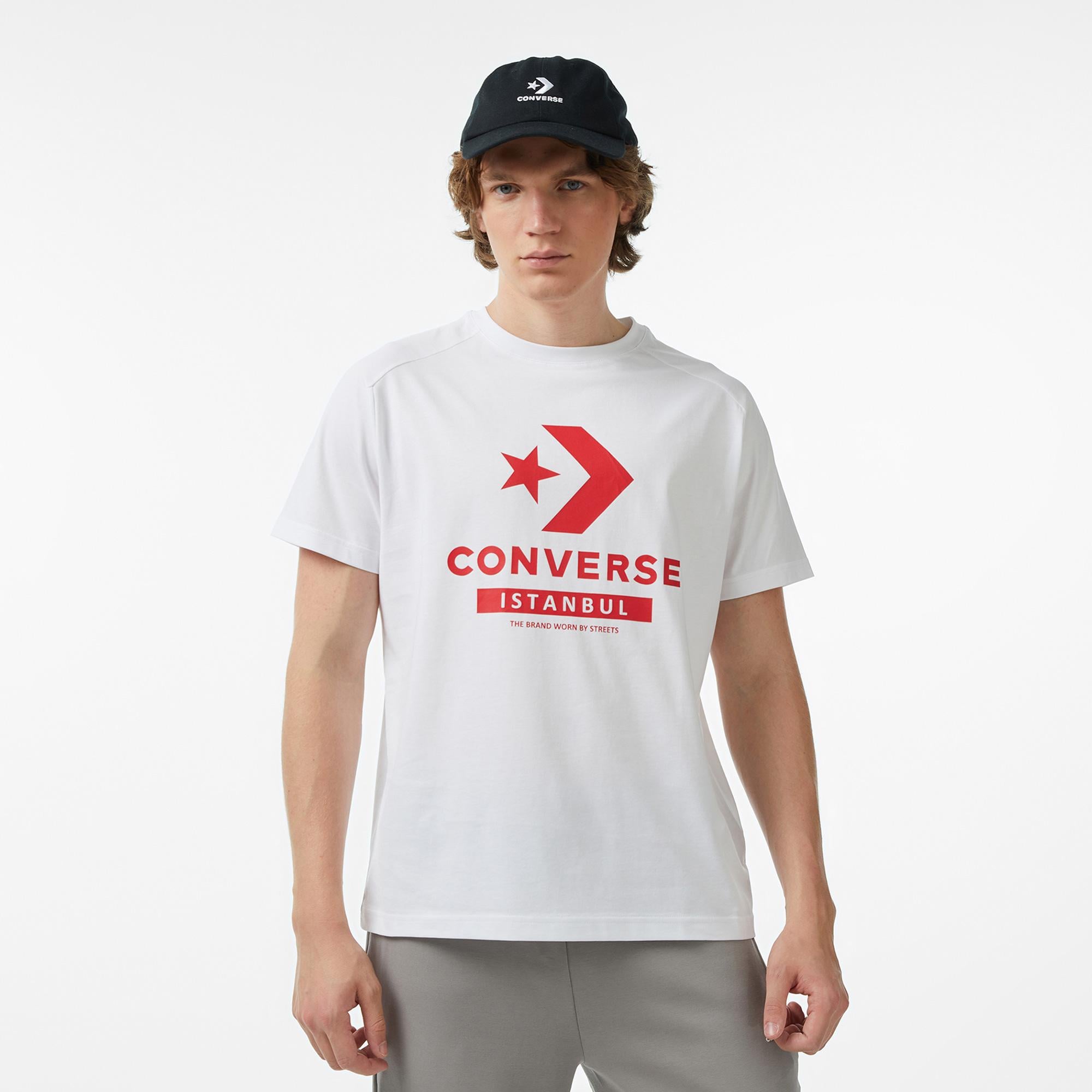 Converse Erkek Beyaz T-Shirt