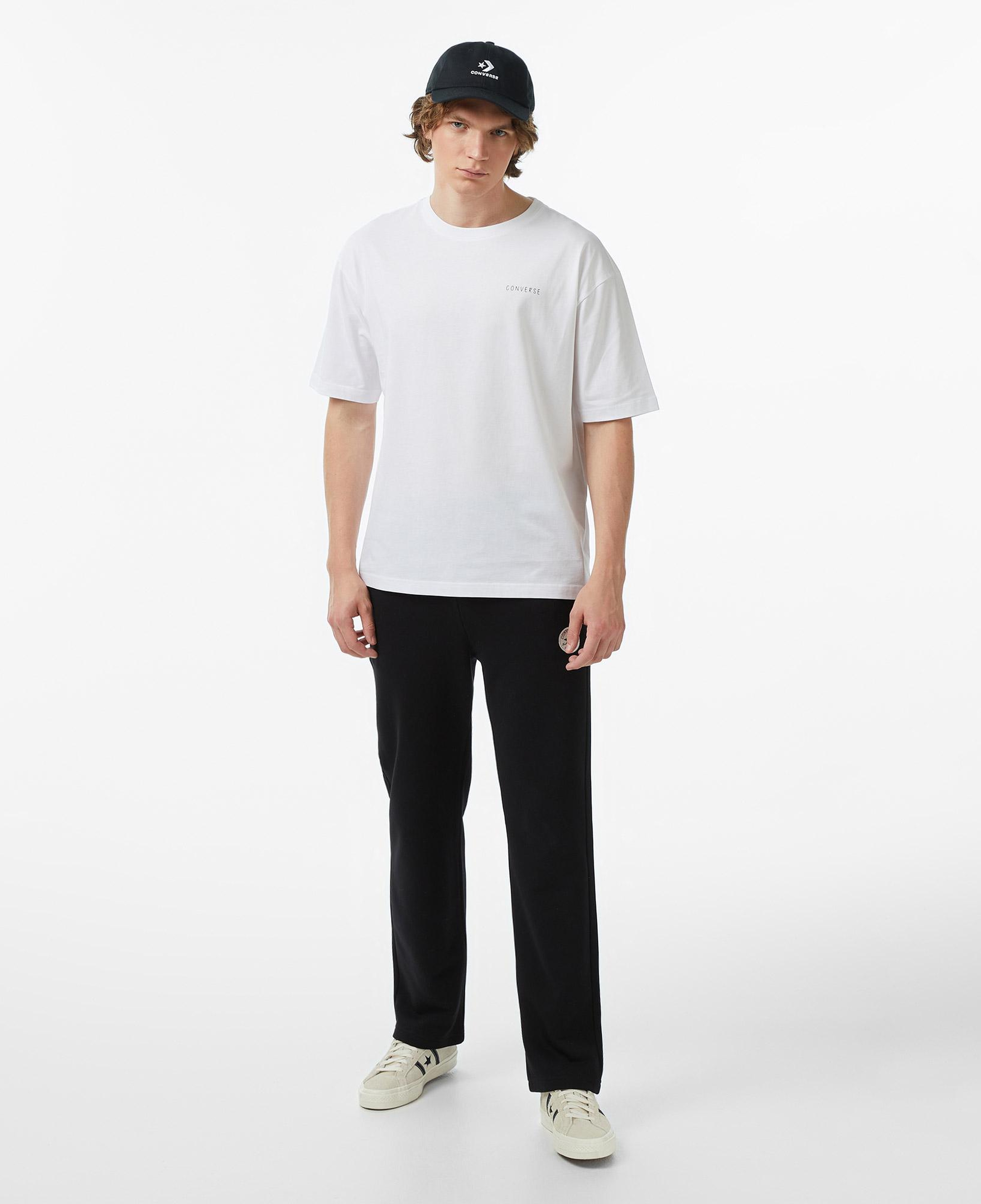 Converse Erkek Beyaz Grafik Baskılı T-Shirt