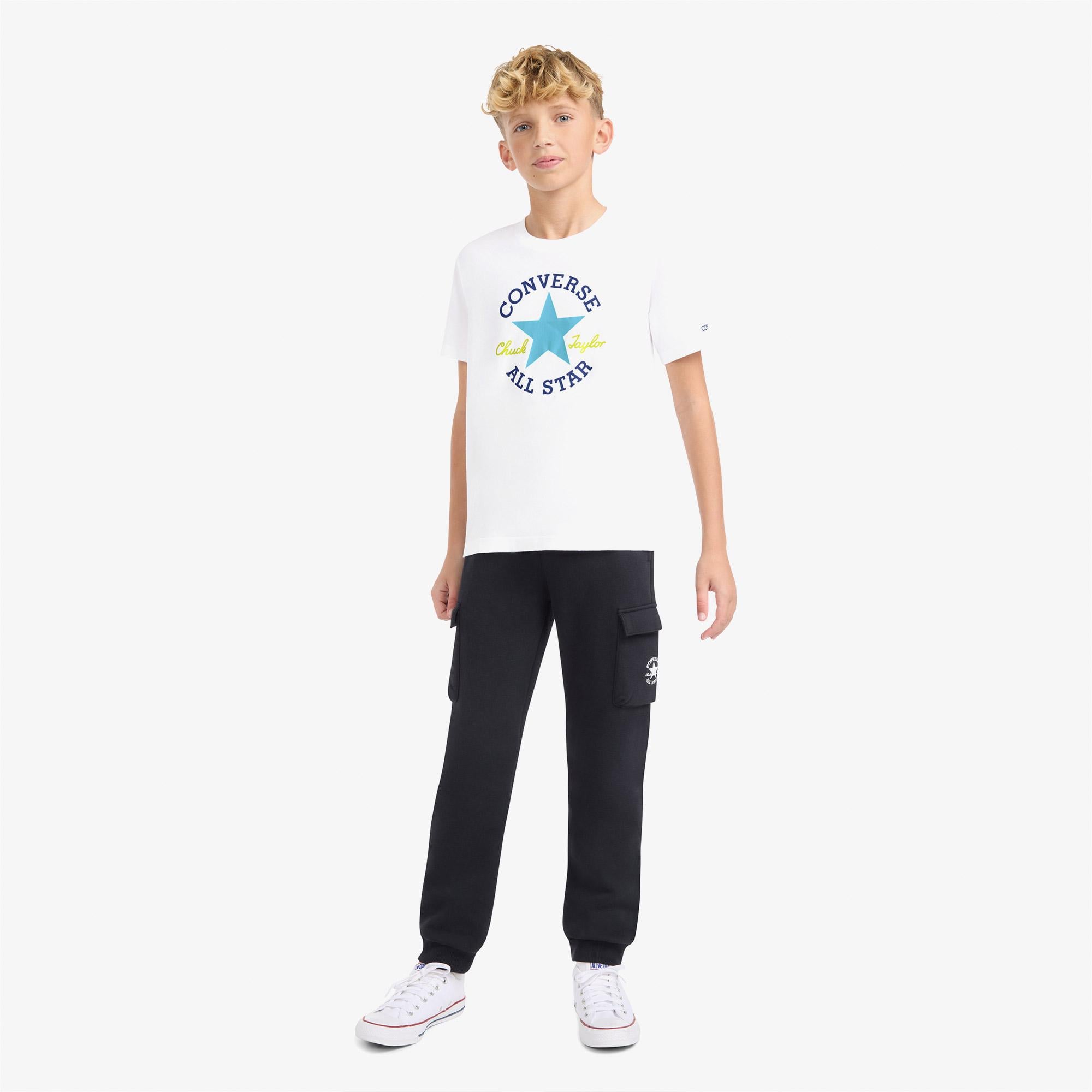 Converse Genç Çocuk Beyaz T-Shirt