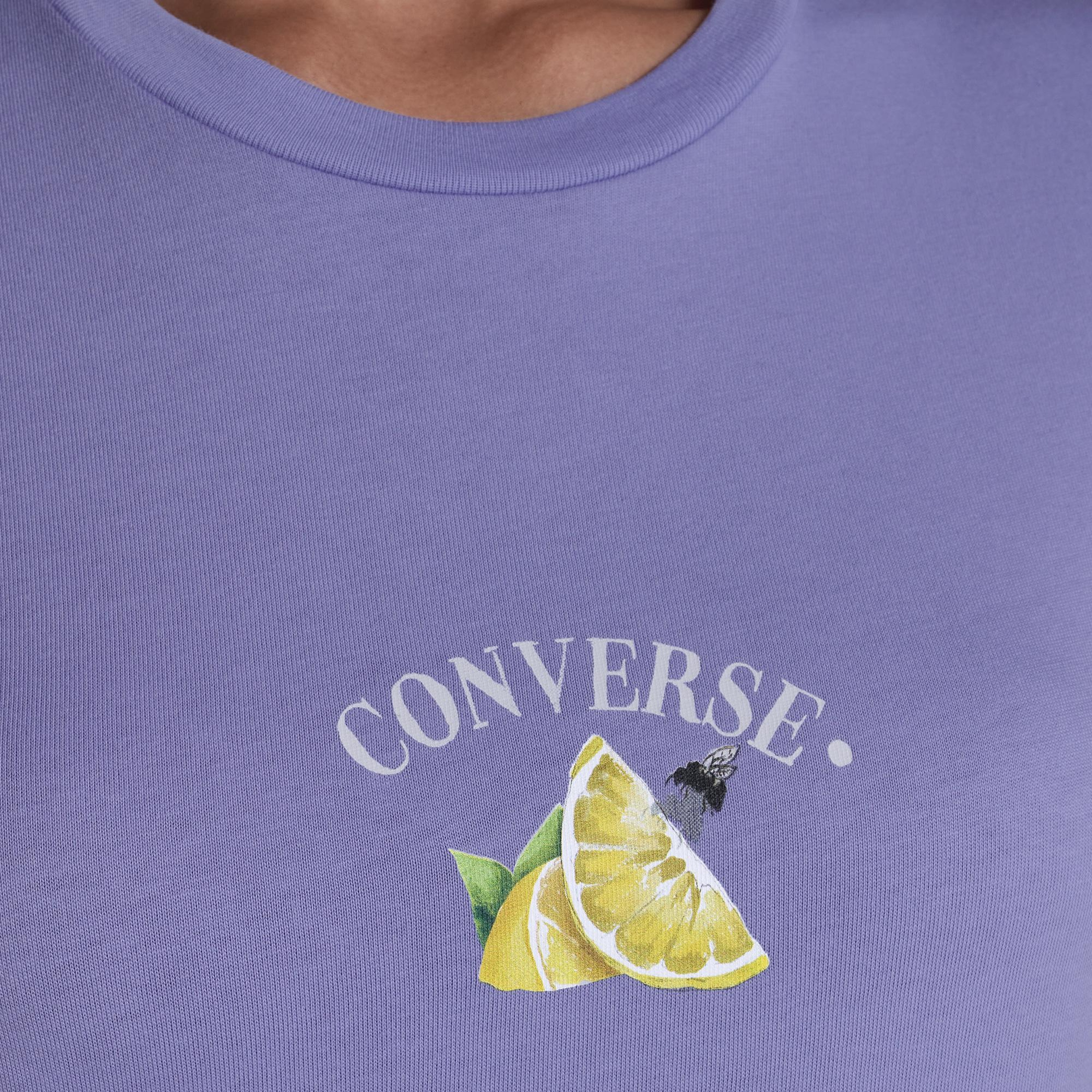 Converse Kadın Mor T-Shirt