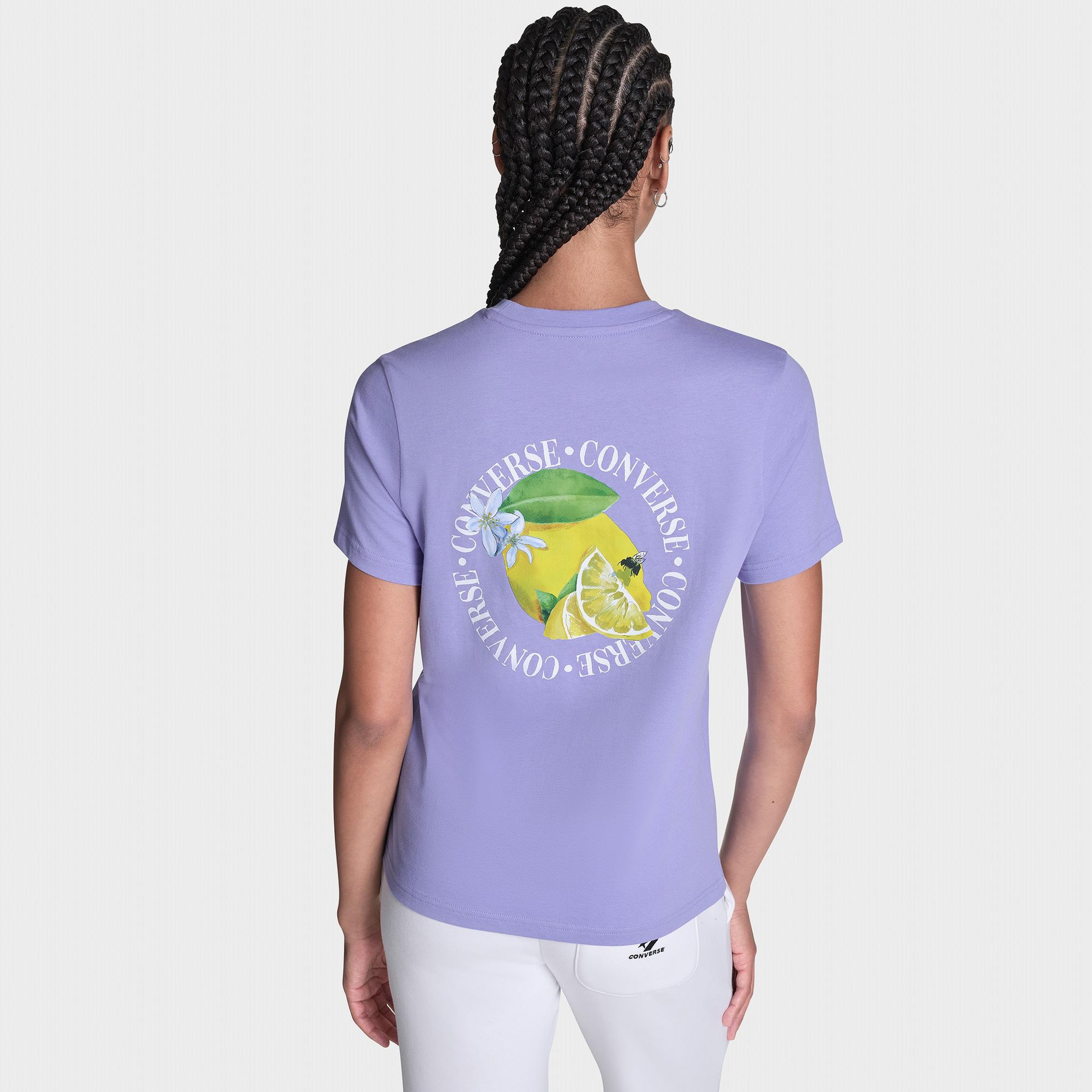 Converse Kadın Mor T-Shirt