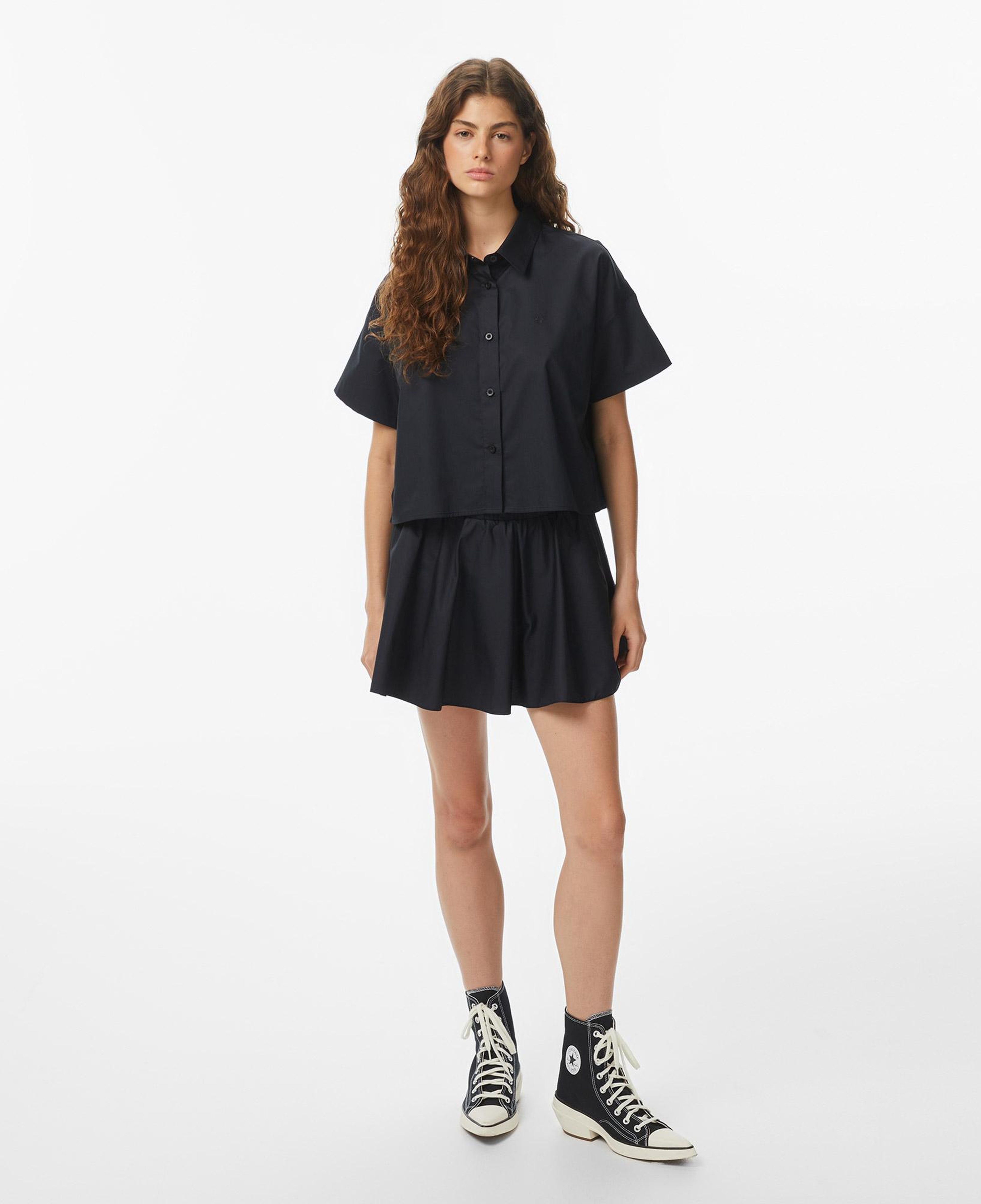 Converse Kadın Siyah Gömlek T-Shirt