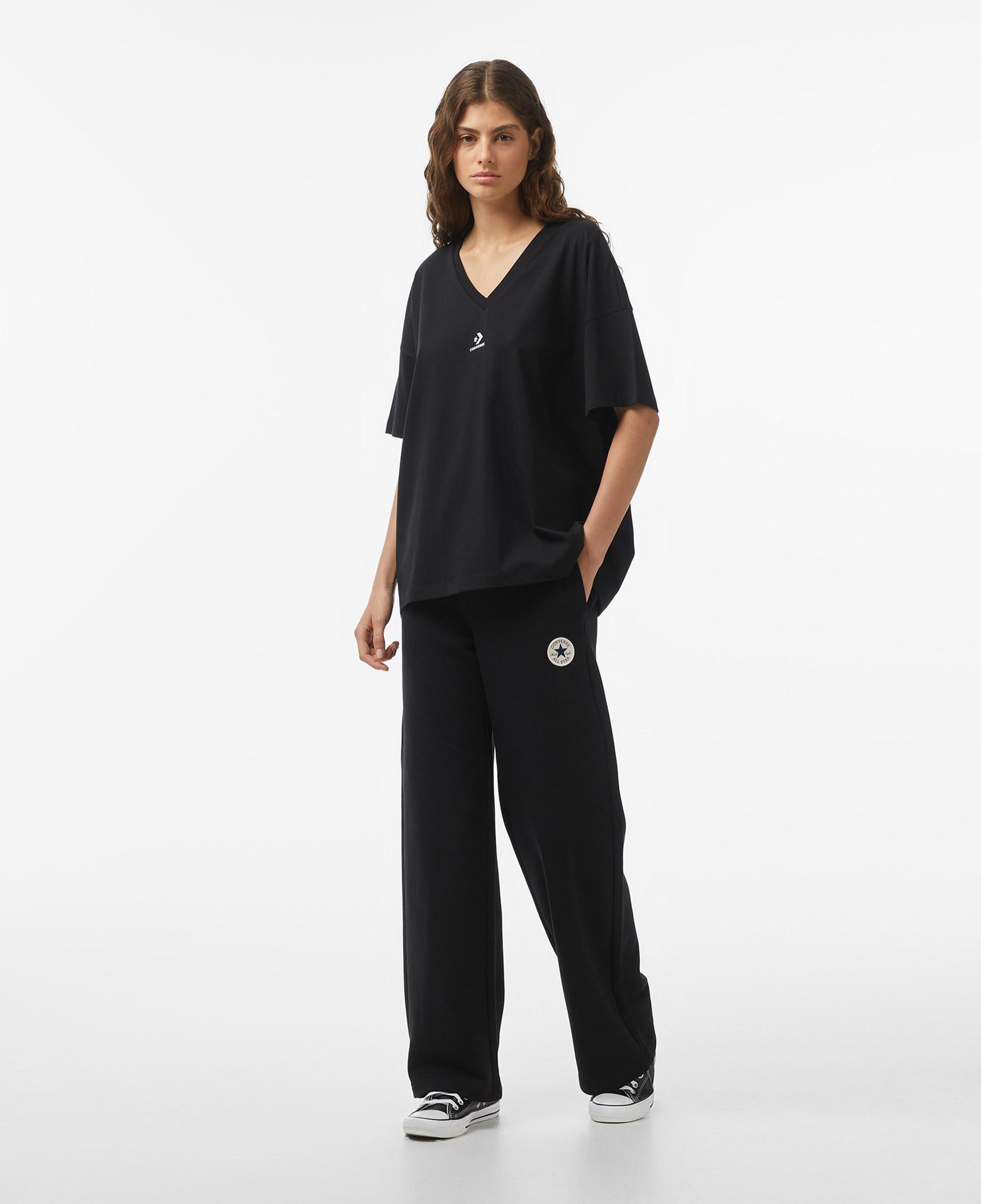 Converse Kadın Siyah T-Shirt