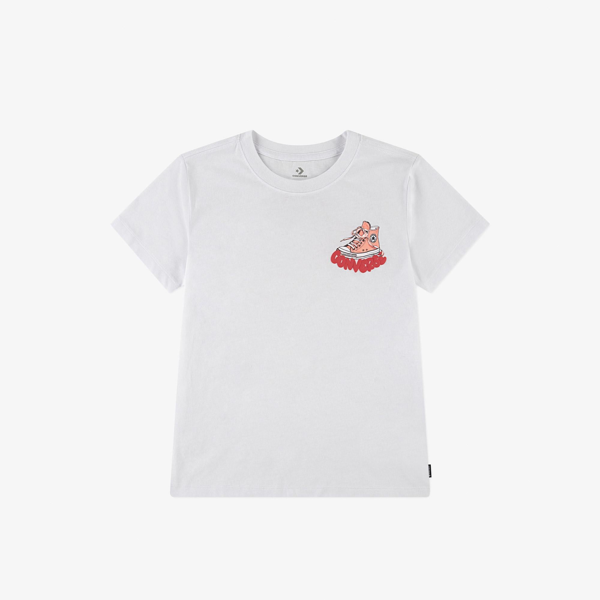 Converse Genç Çocuk Beyaz T-Shirt