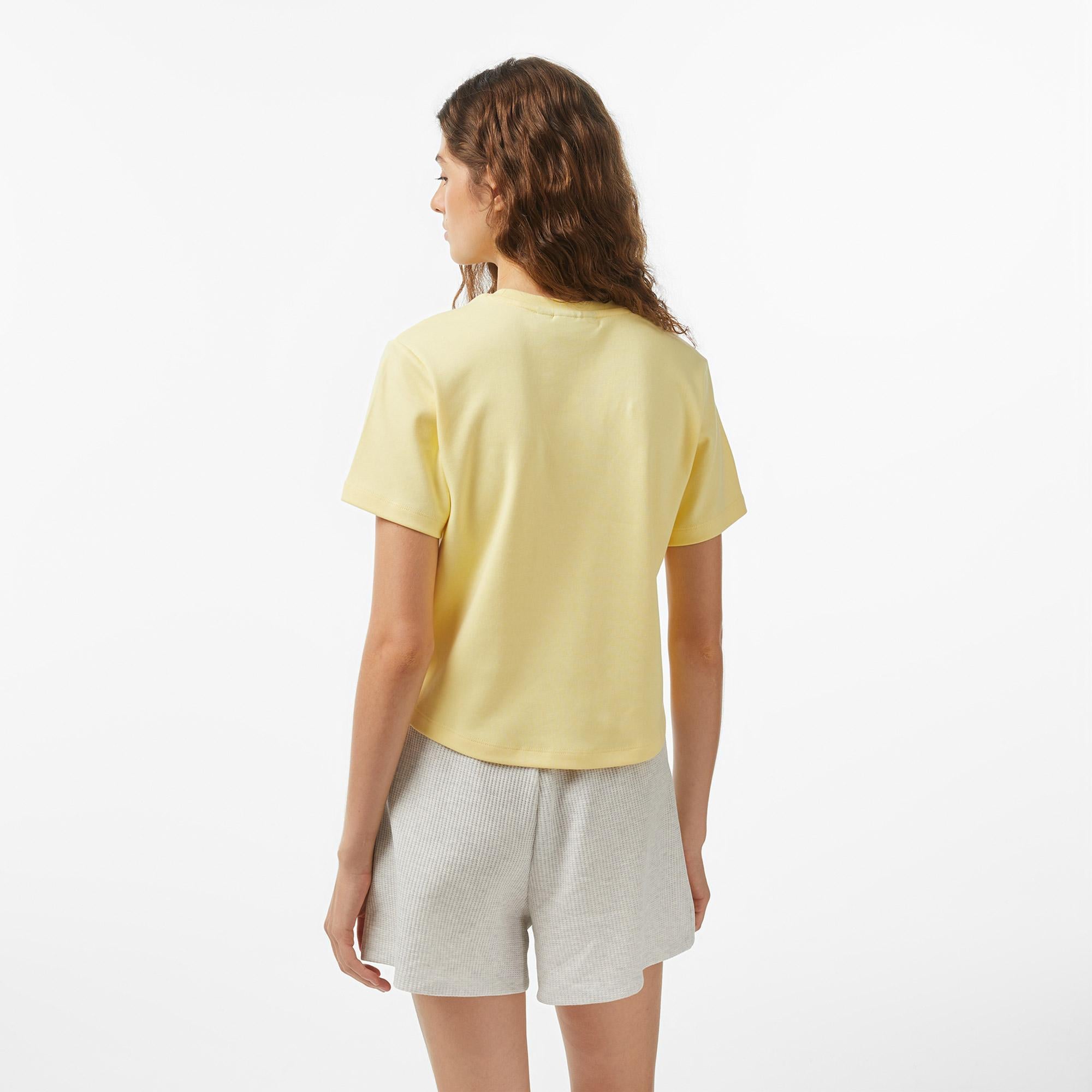 Converse Kadın Sarı T-Shirt