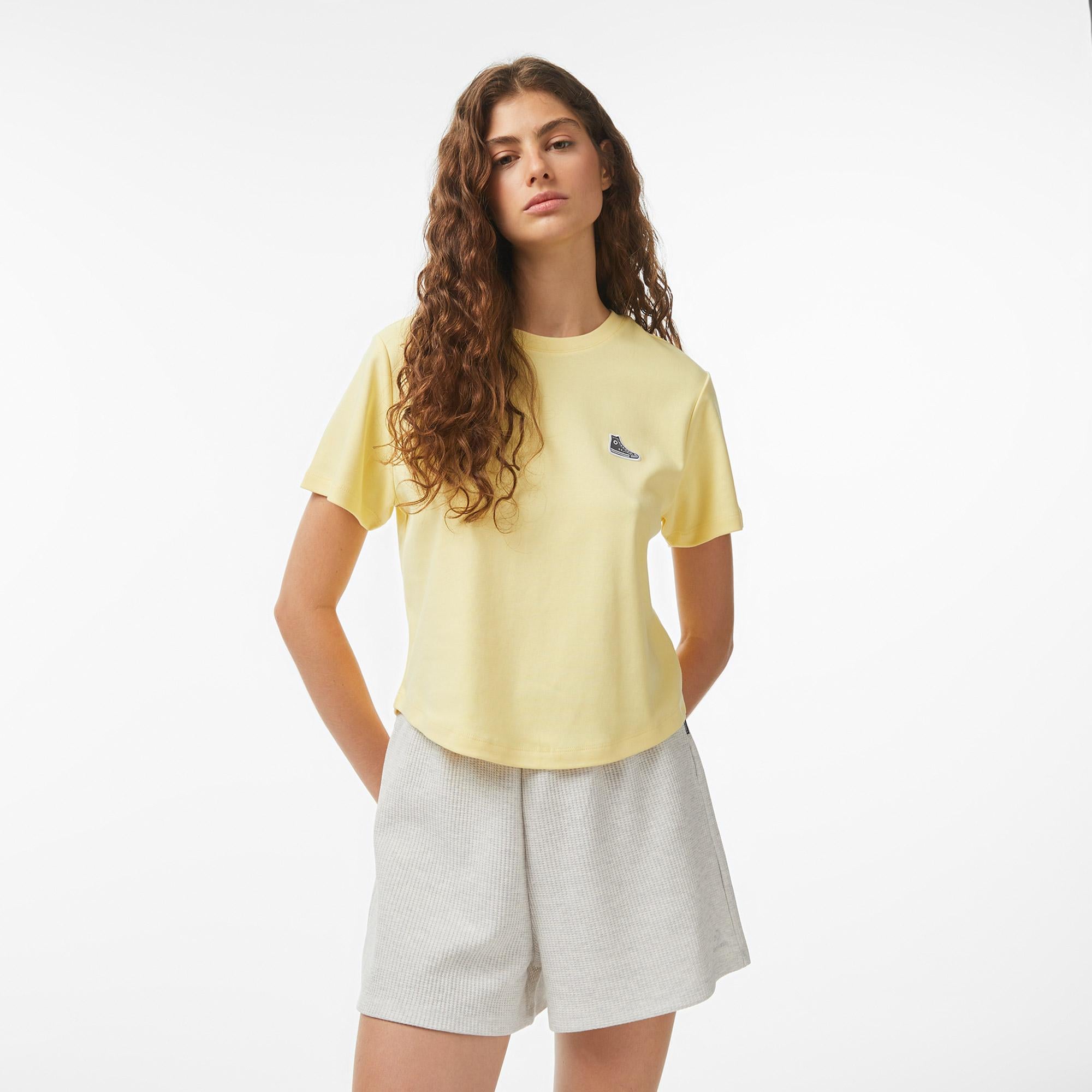 Converse Kadın Sarı T-Shirt