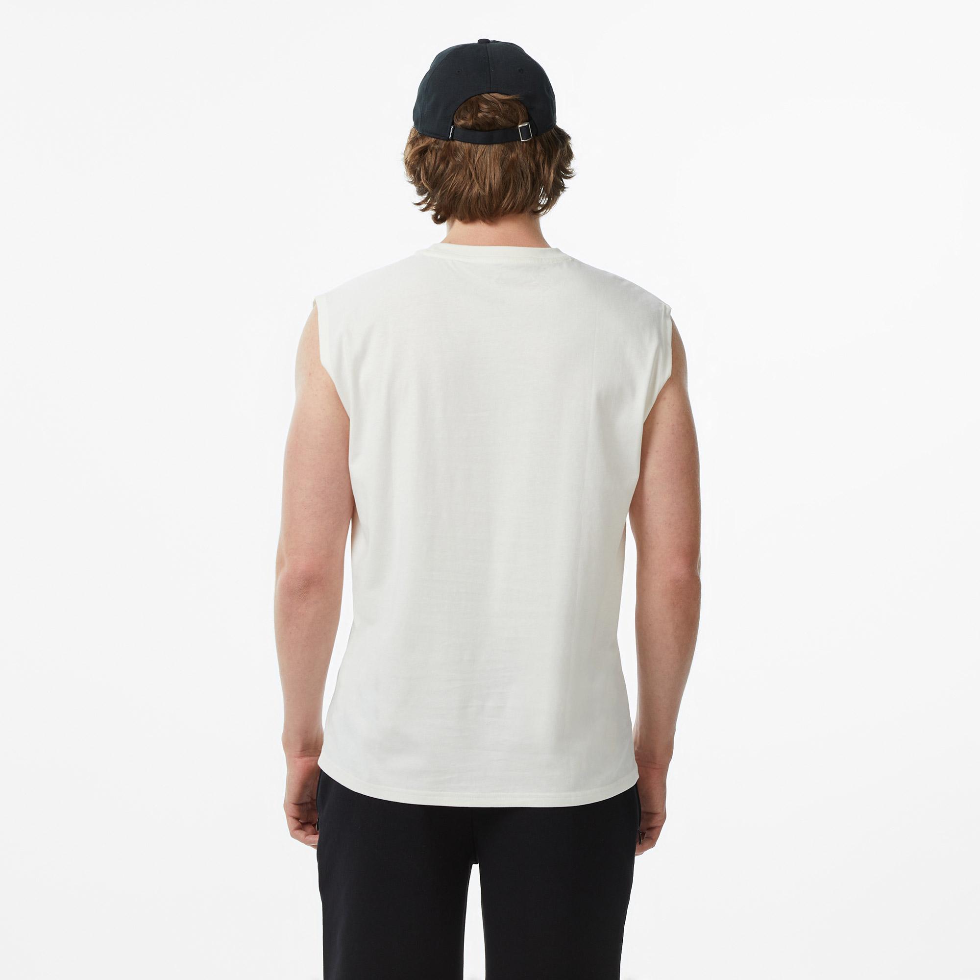 Converse Erkek Beyaz Kolsuz T-Shirt