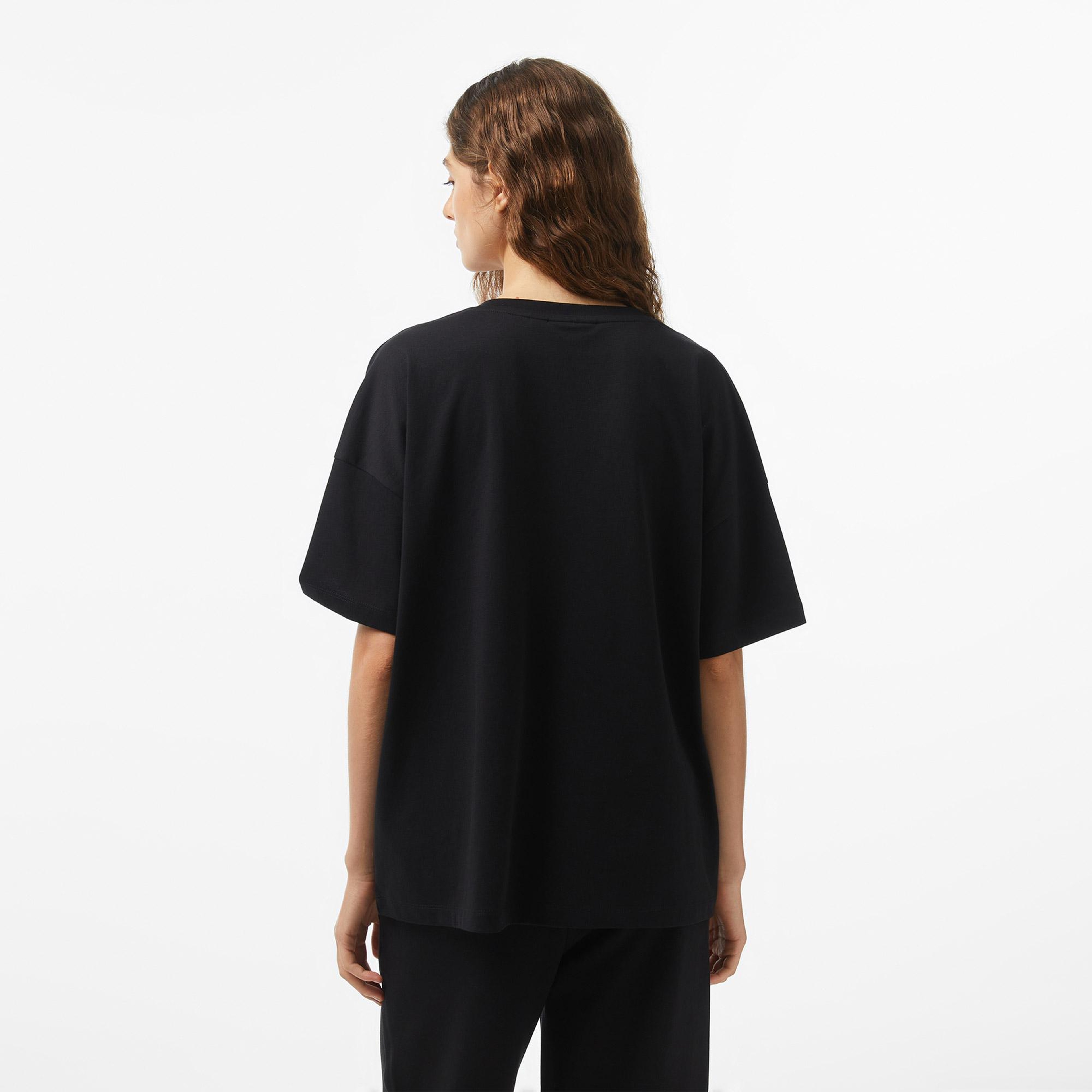Converse Kadın Siyah T-Shirt
