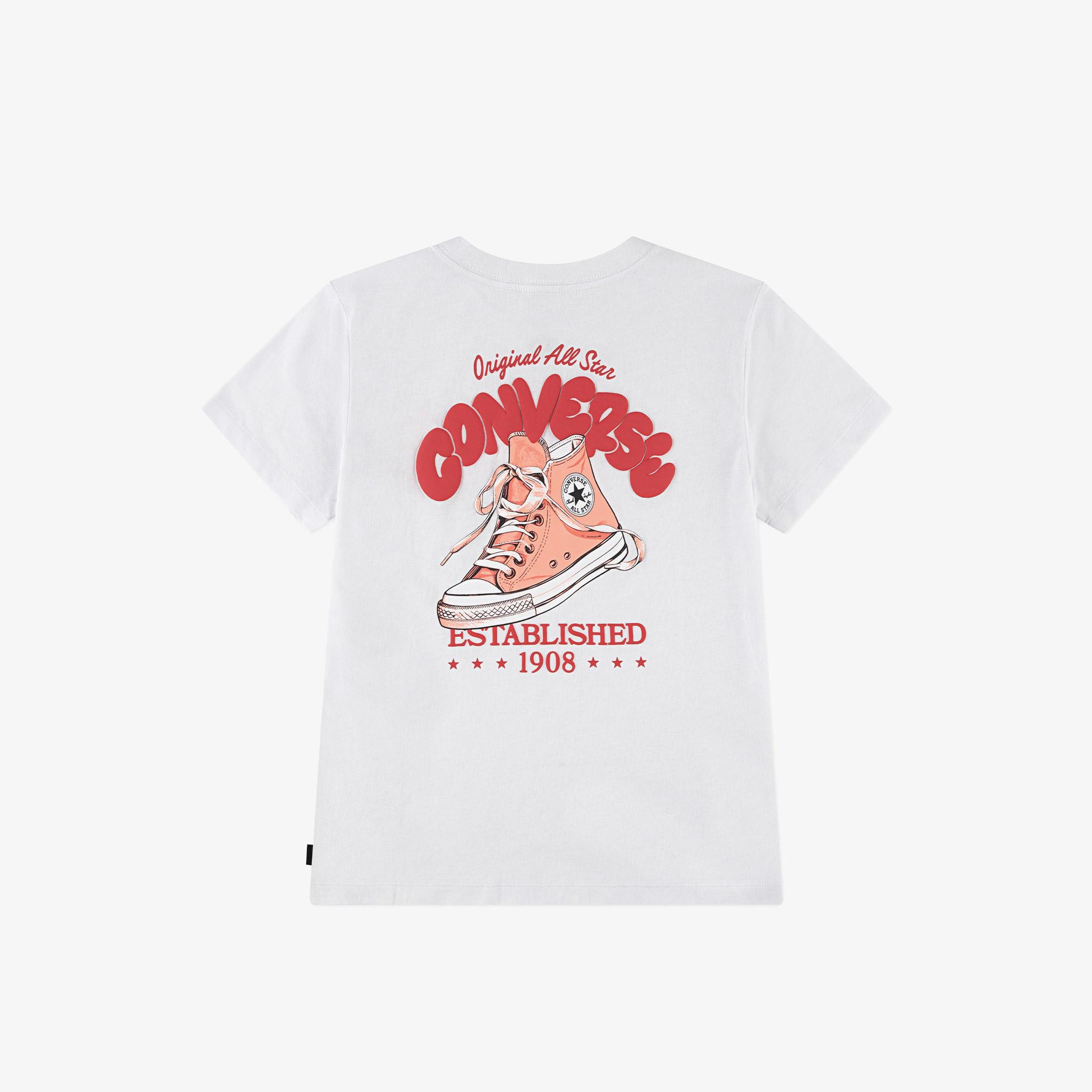 Converse Genç Çocuk Beyaz T-Shirt