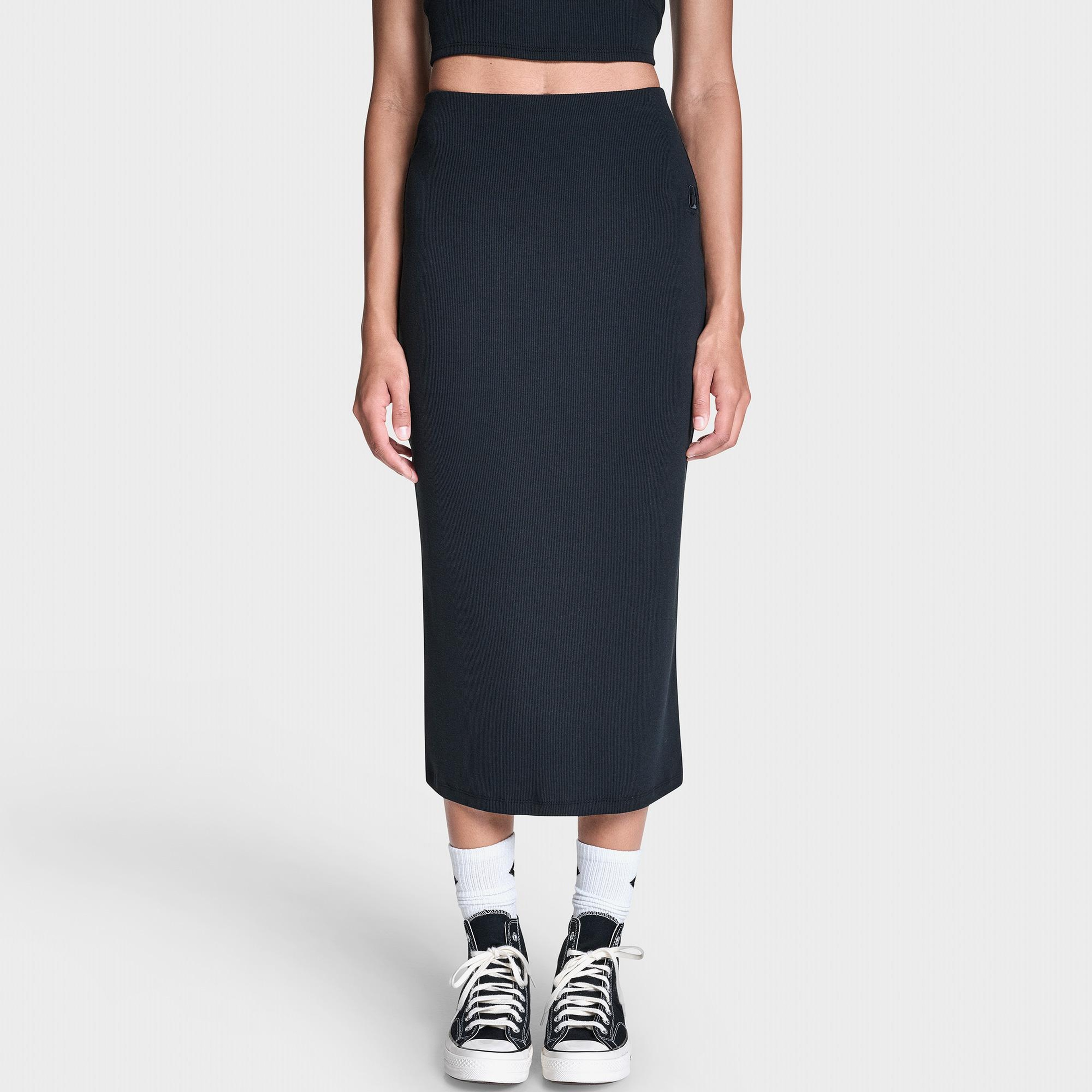 Converse Kadın Siyah Midi Etek