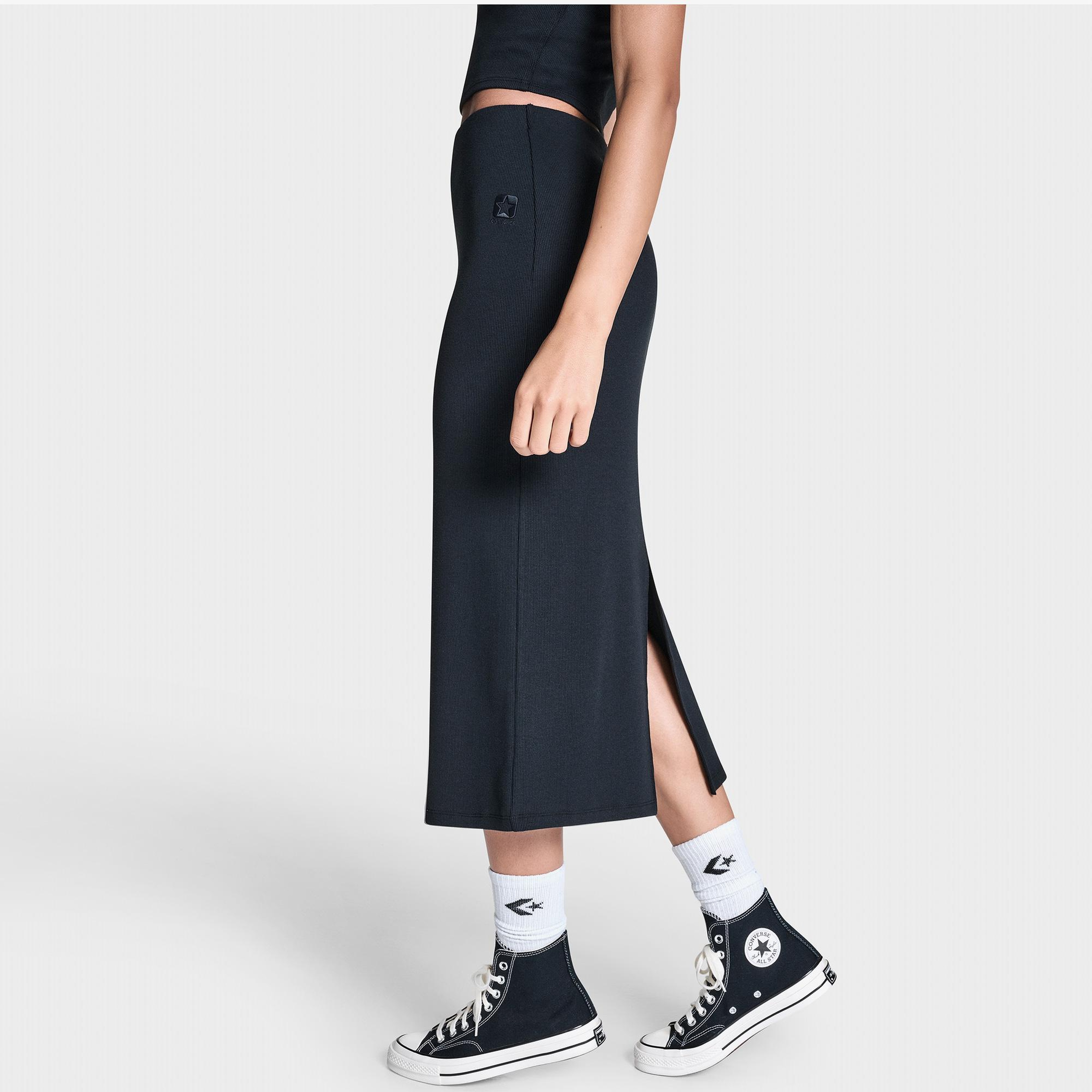Converse Kadın Siyah Midi Etek