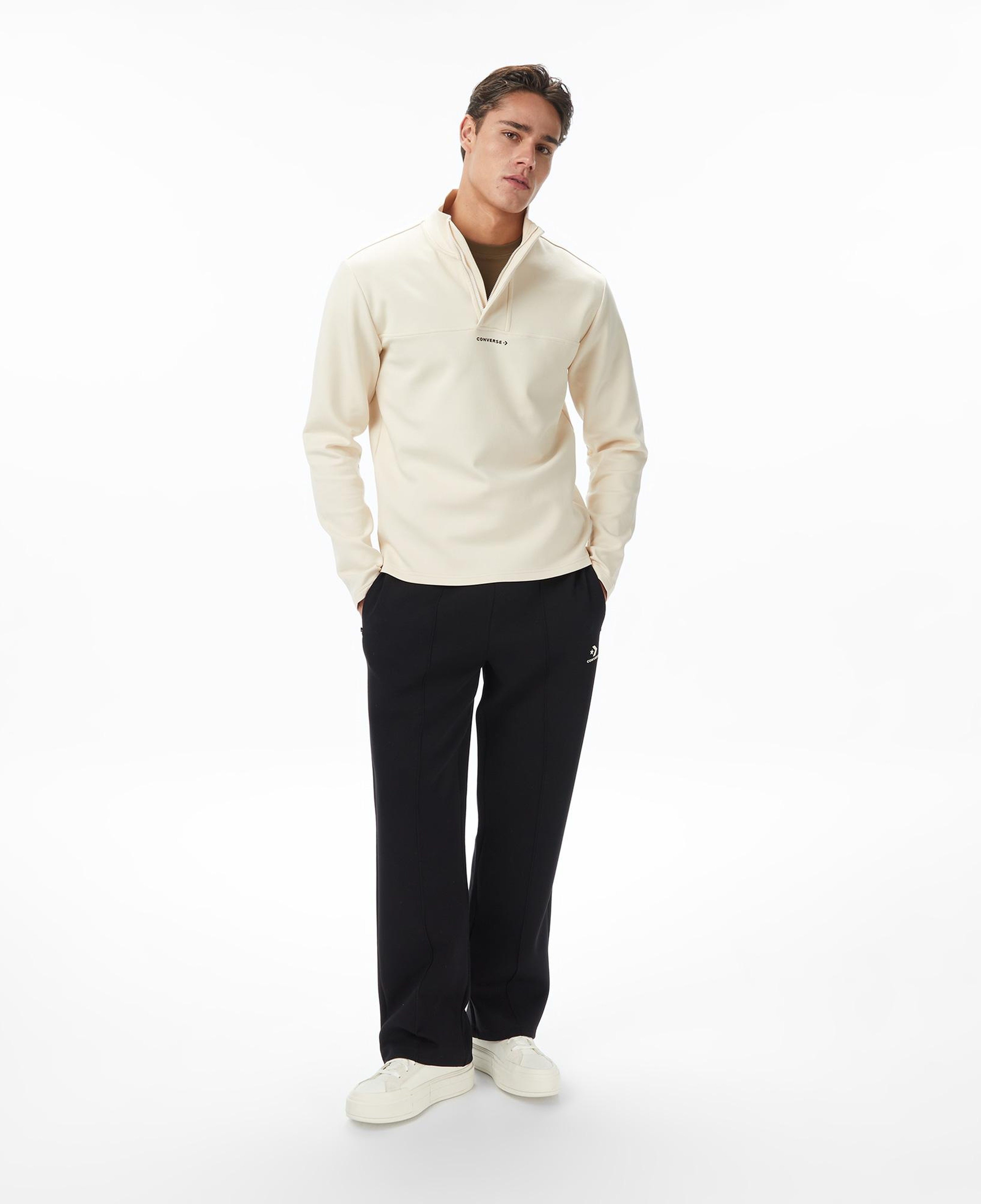 Converse Erkek Krem Sweatshirt