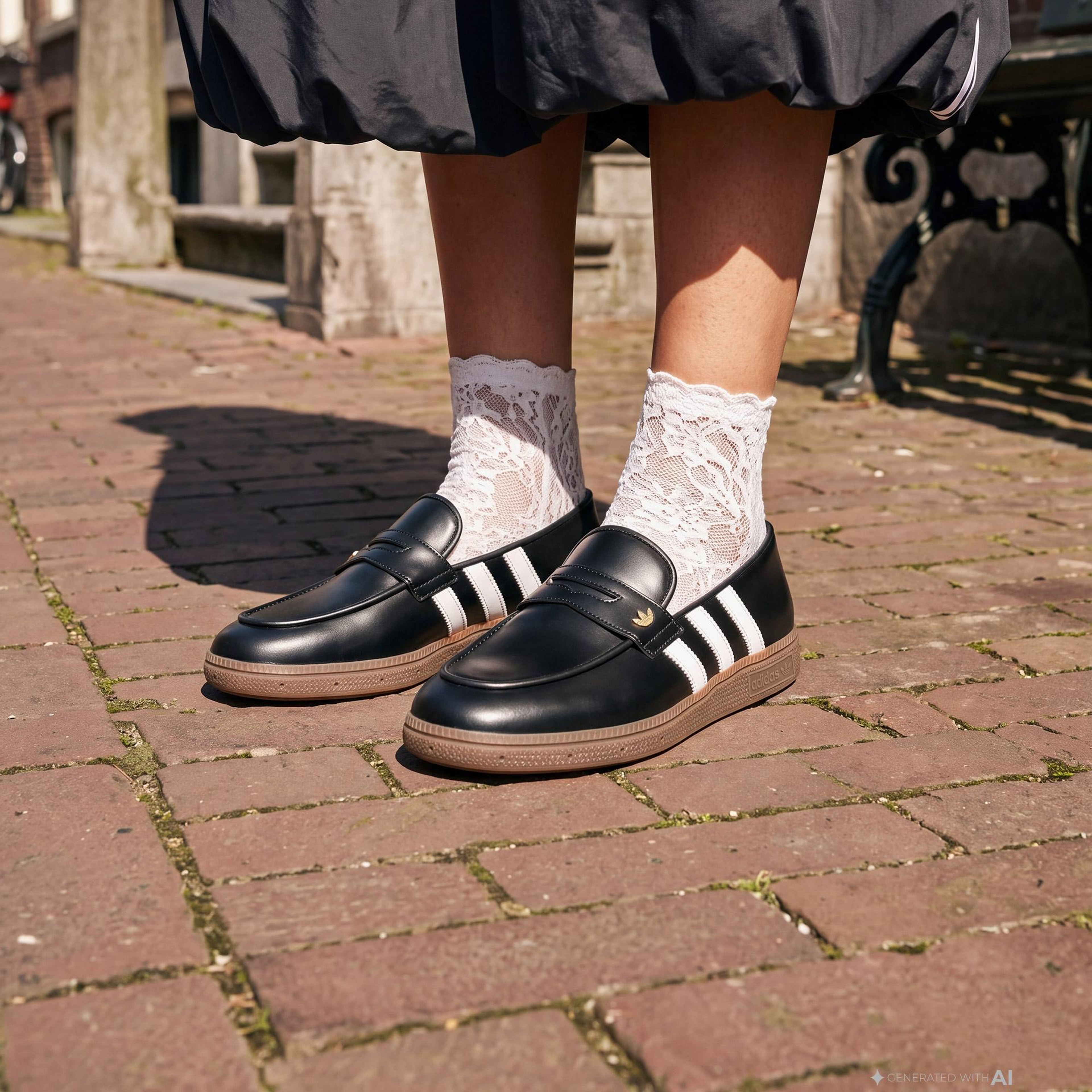 adidas Handball Spezial Loafer Kadın Siyah Spor Ayakkabı