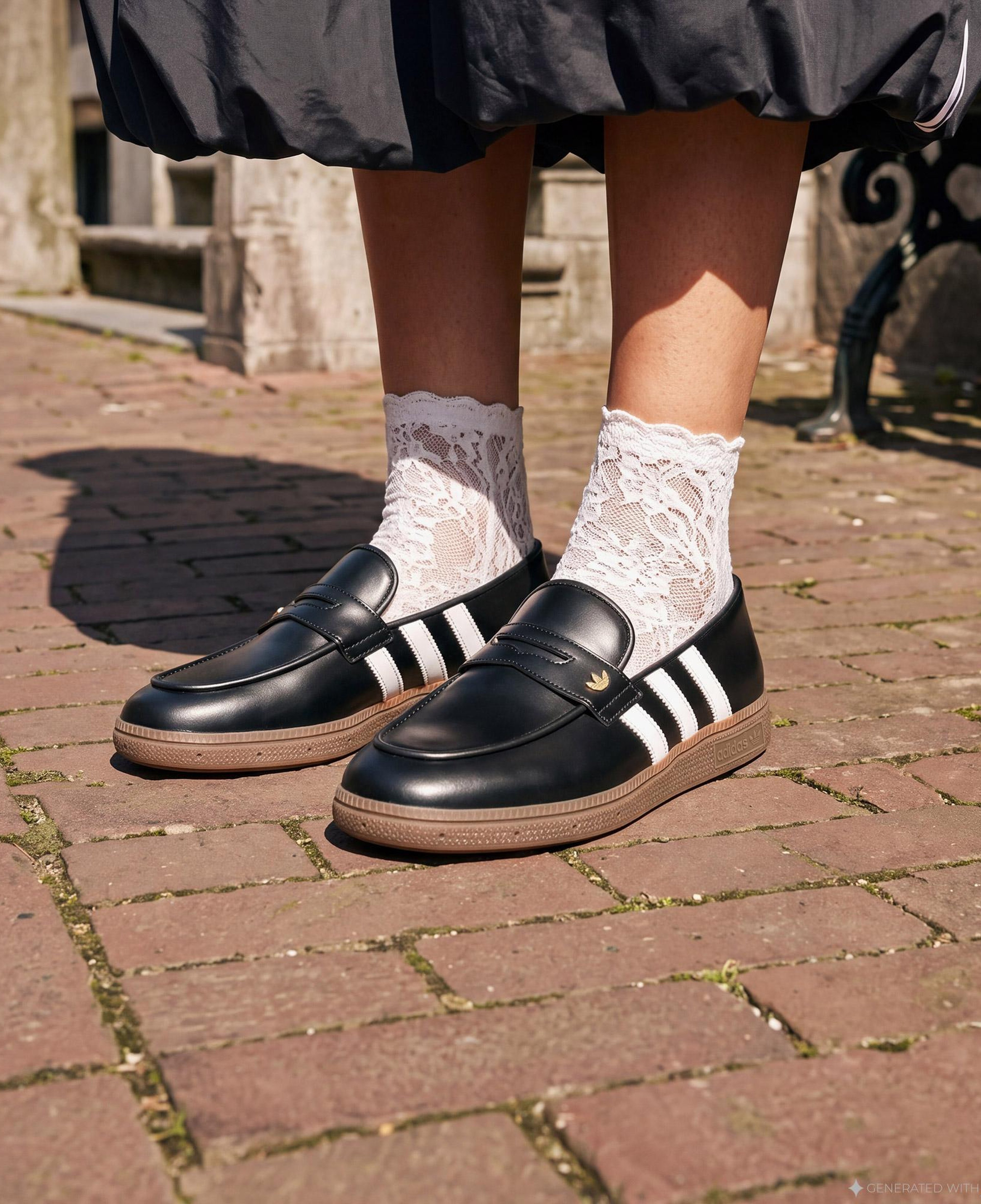 adidas Handball Spezial Loafer Kadın Siyah Spor Ayakkabı