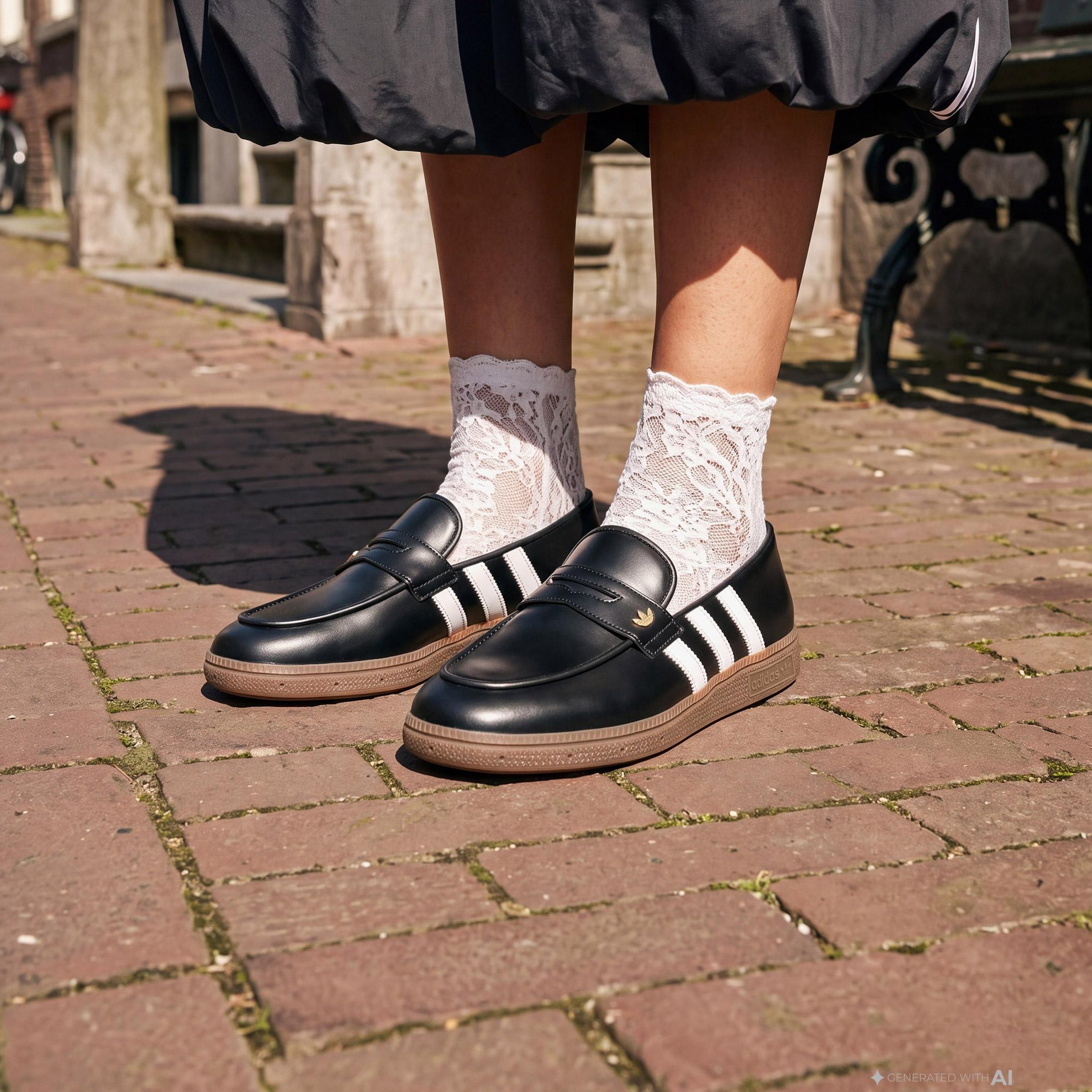 adidas Handball Spezial Kadın Siyah Loafer