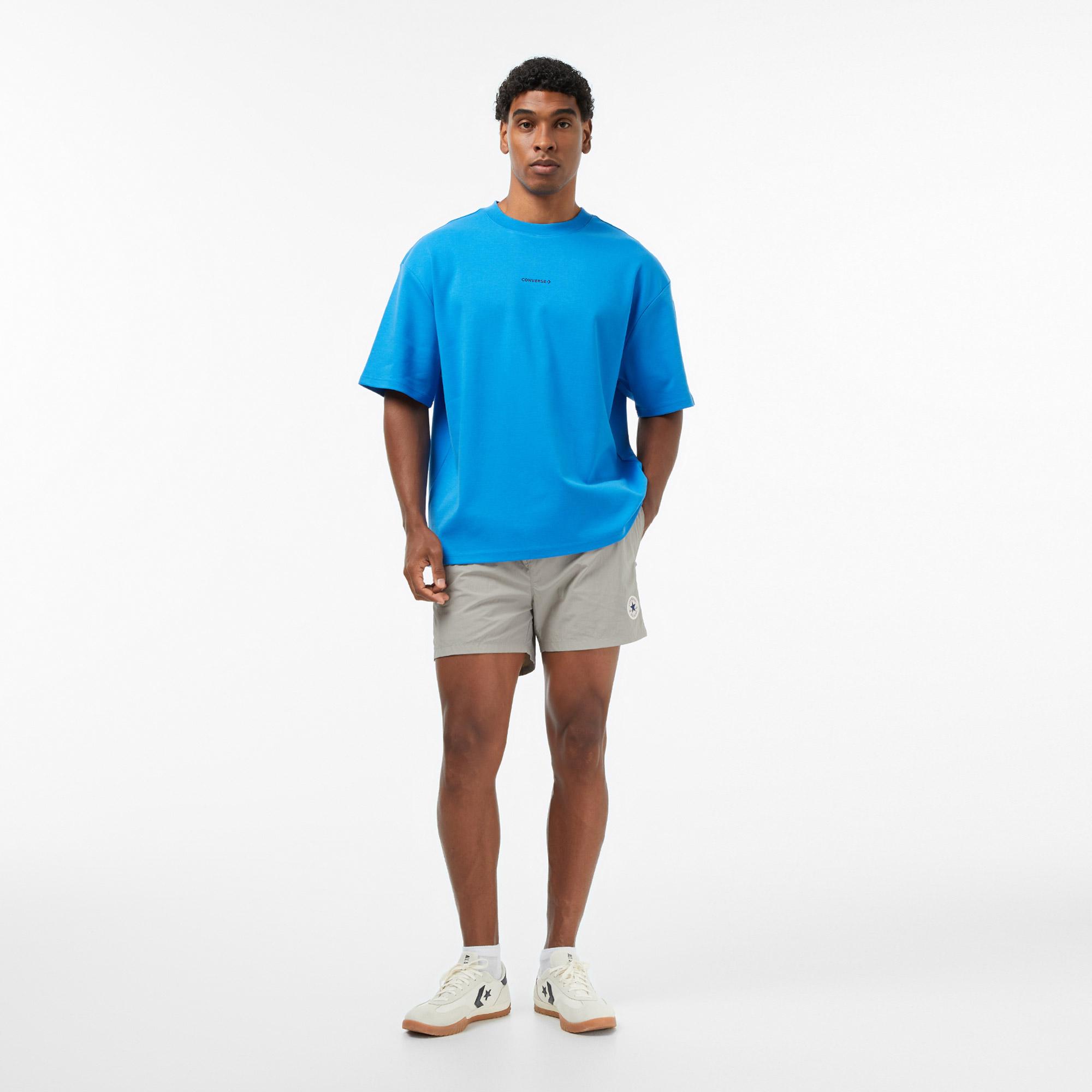 Converse Erkek Mavi T-Shirt