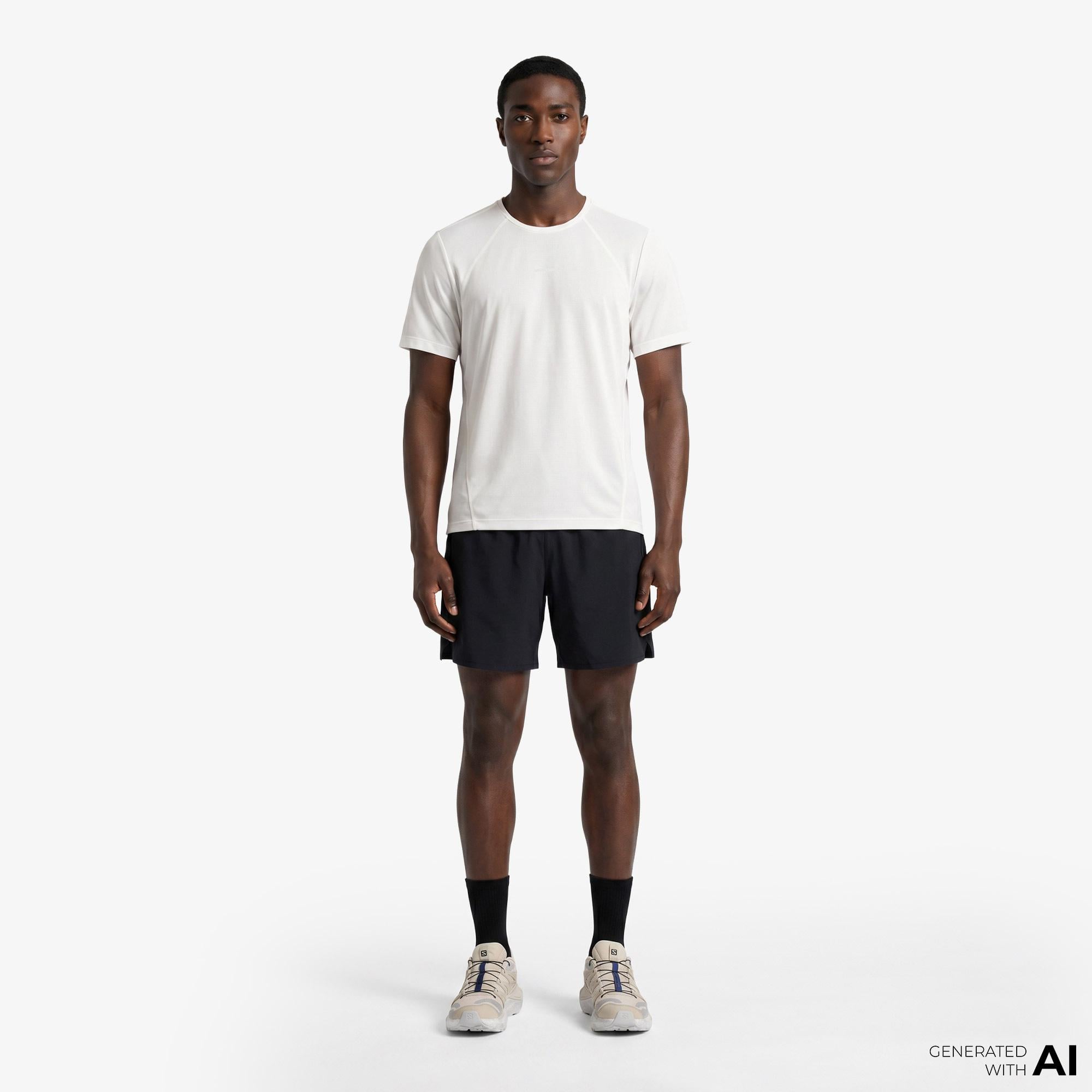 Salomon Shkout Core Ss Erkek Beyaz T-Shirt