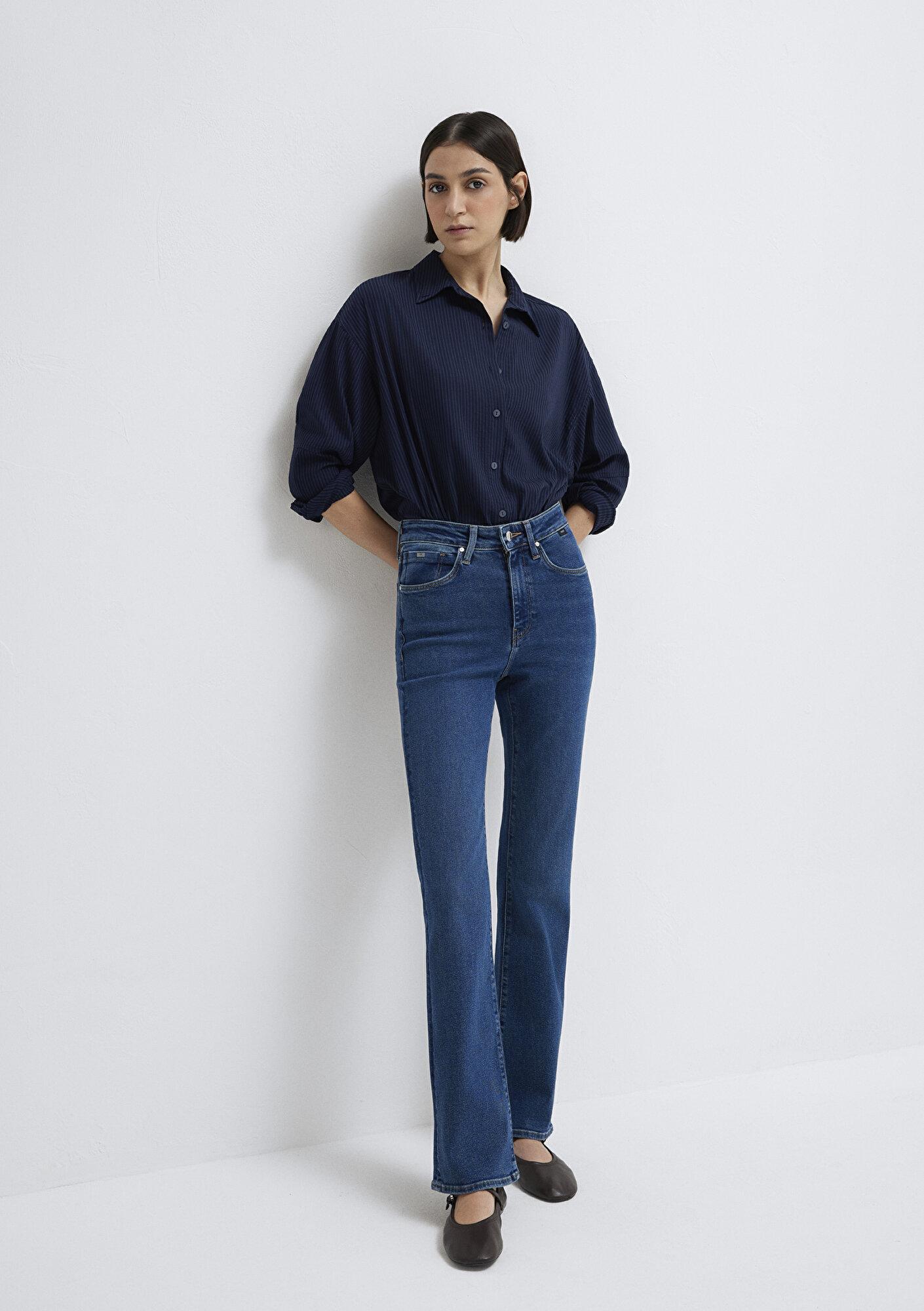 Mavi Bliss Premium Blue Koyu Mavi Jean Pantolon 101437-85292
