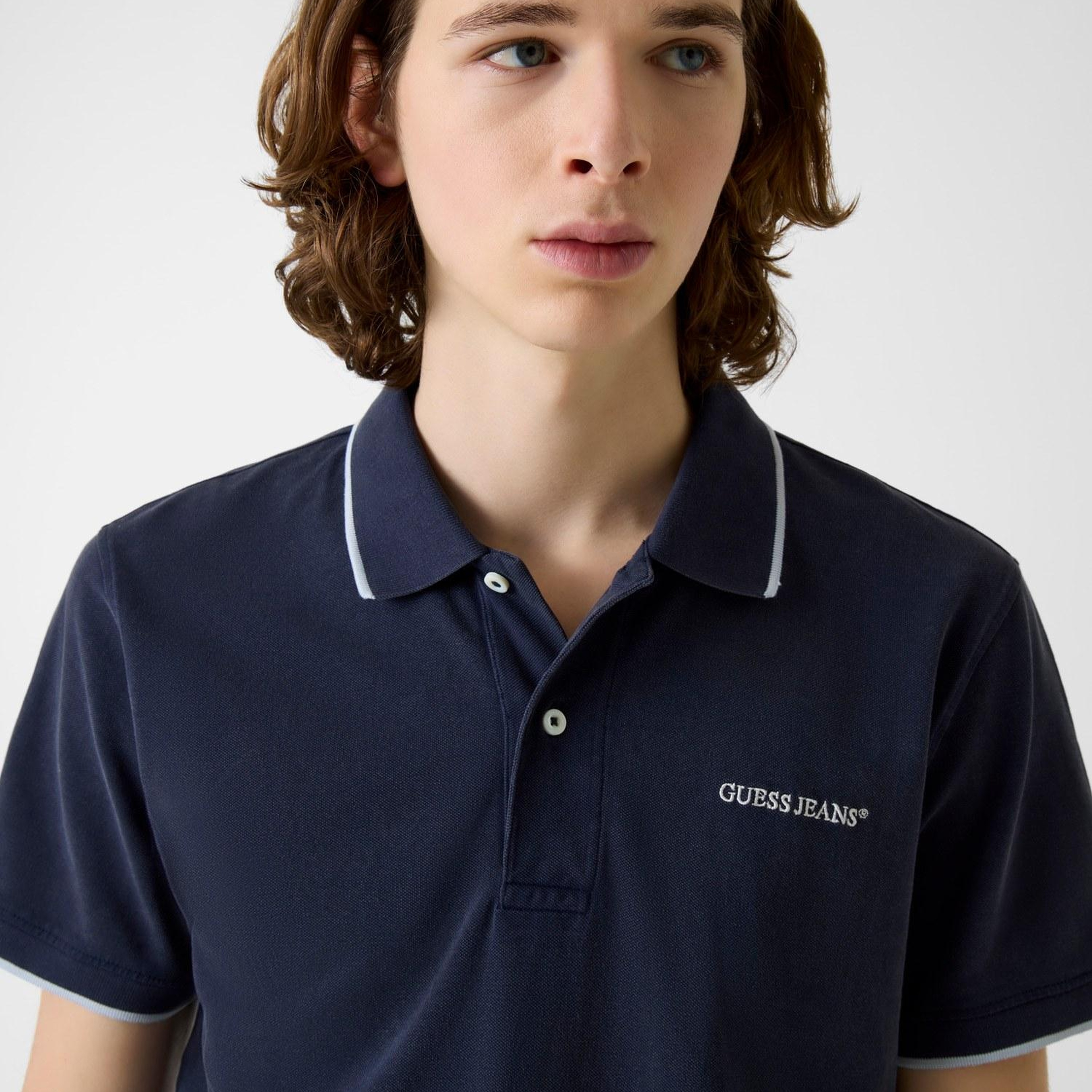 Guess Jeans Embro Erkek Regular Fit Polo T-Shirt