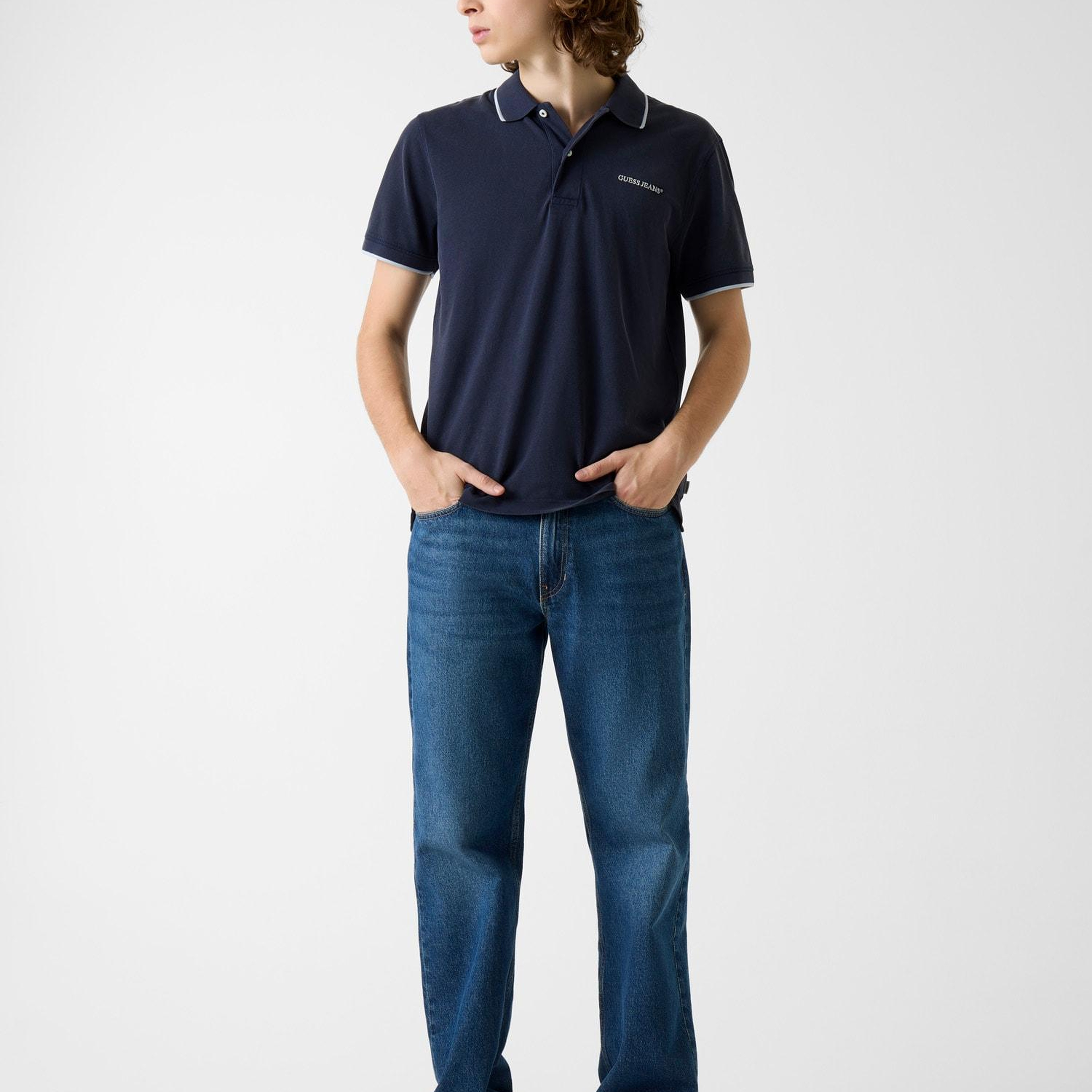 Guess Jeans Embro Erkek Regular Fit Polo T-Shirt