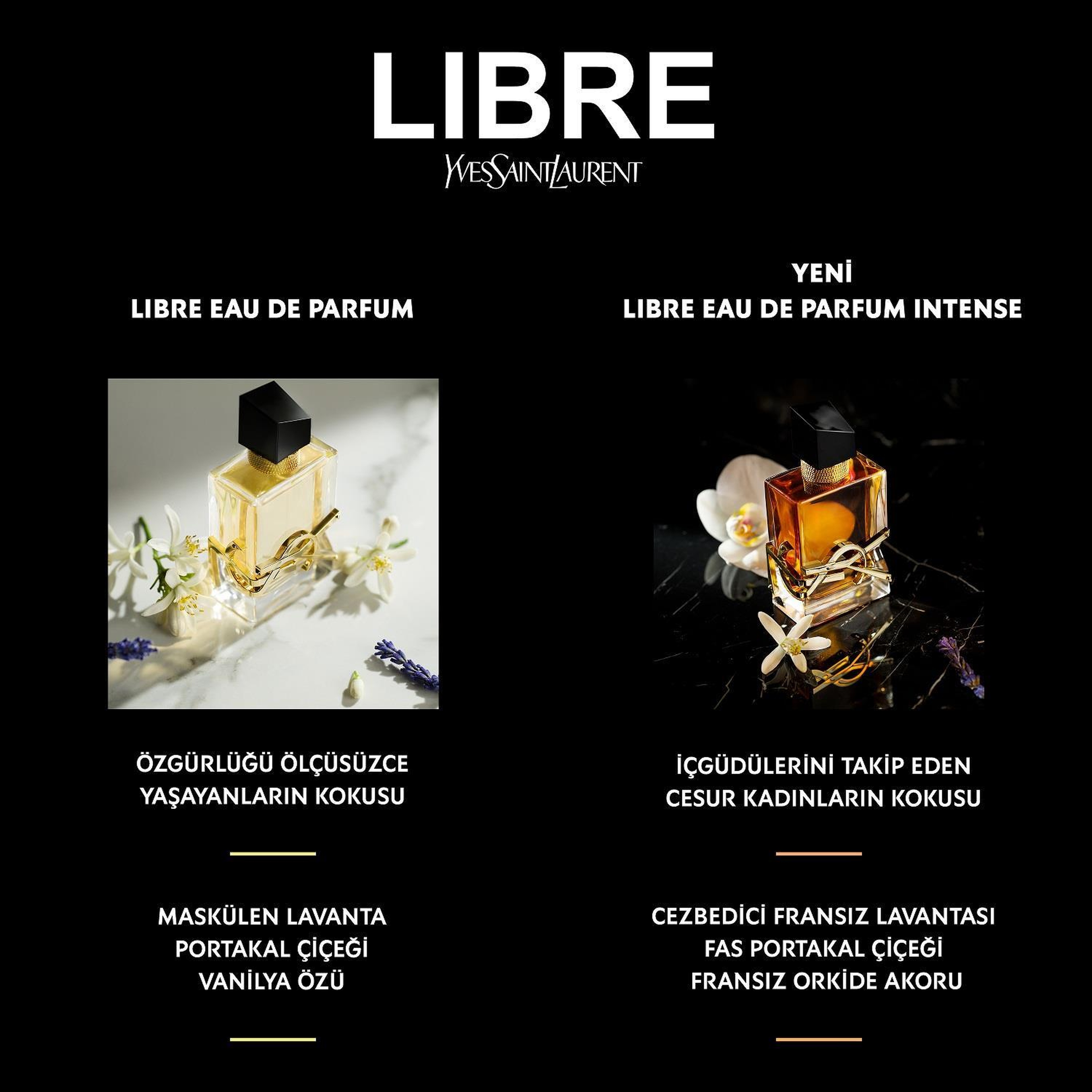 Yves Saint Laurent Libre Intense EDP 50 ml Kadın Parfümü