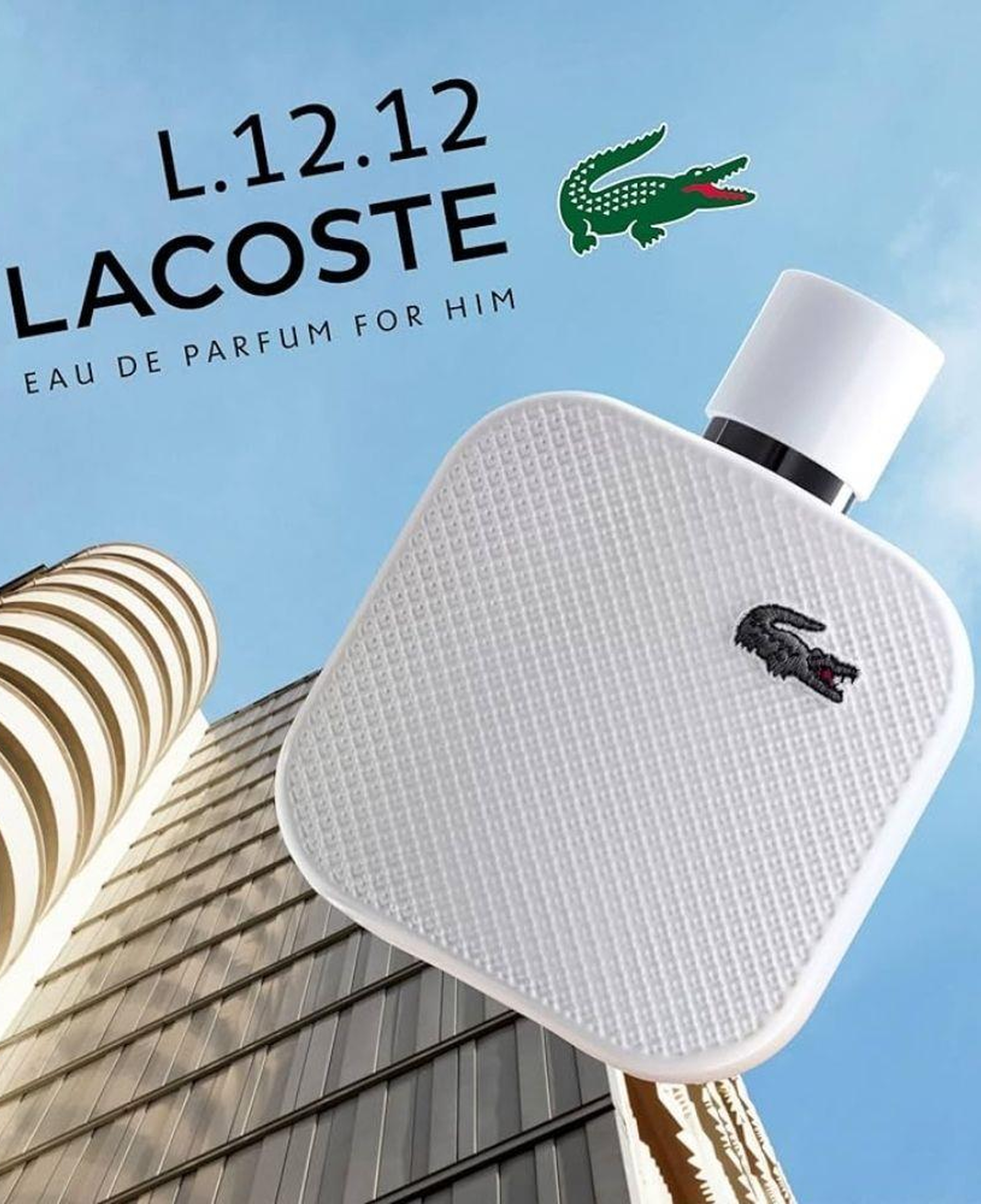 Lacoste L.12.12 Blanc EDT 100 ml Erkek Parfümü