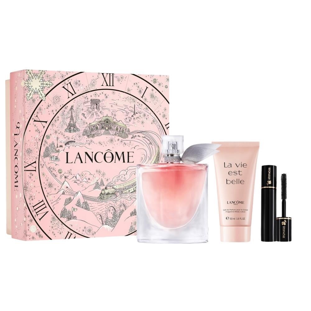 Lancome La Vie Est Belle EDP 100 ml + Hypnose Maskara + Body Lotion 50 ml Kadın Parfüm Seti