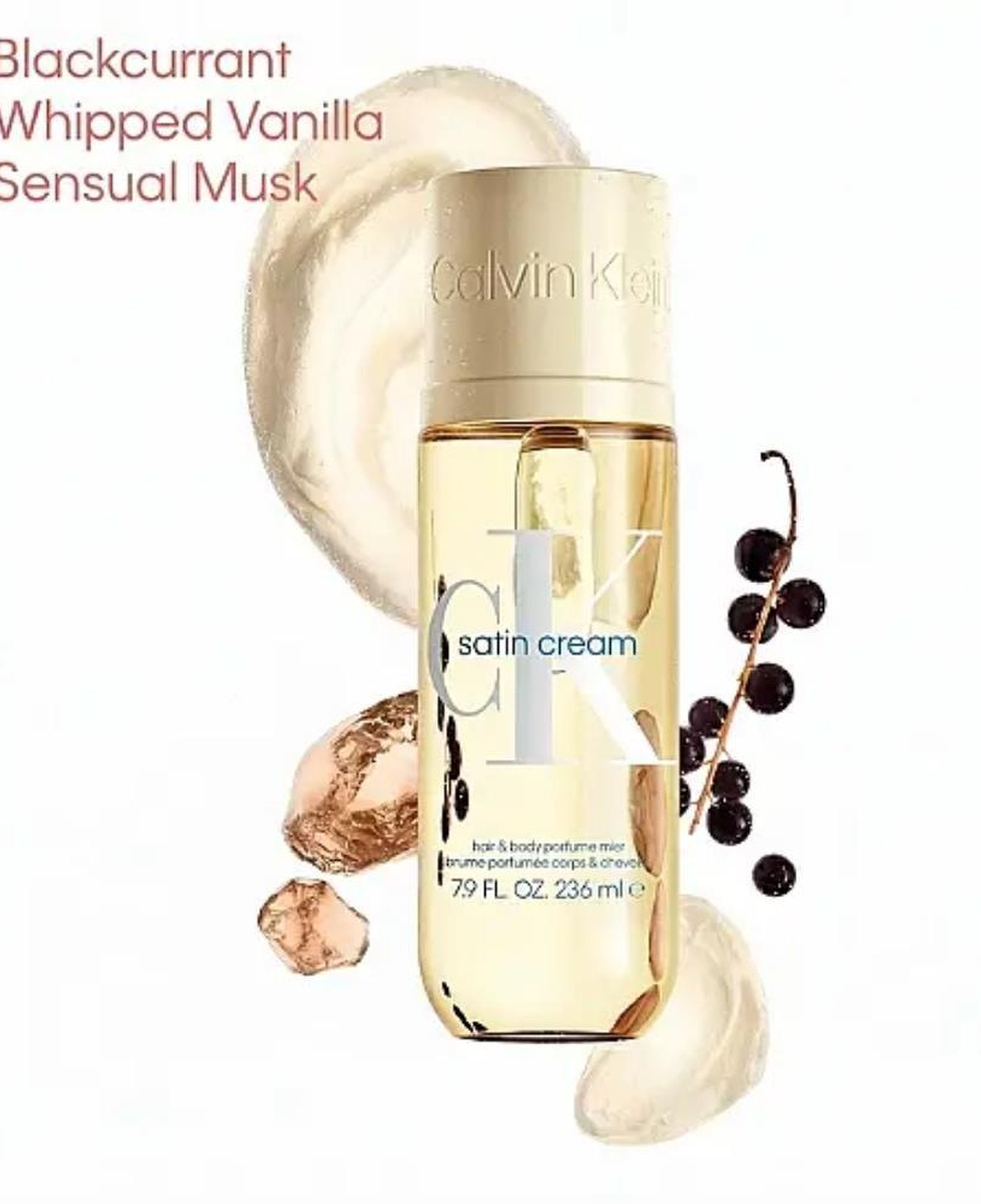Calvin Klein Satin Cream Hair & Body Mist 236 ml Unisex Vücut Spreyi