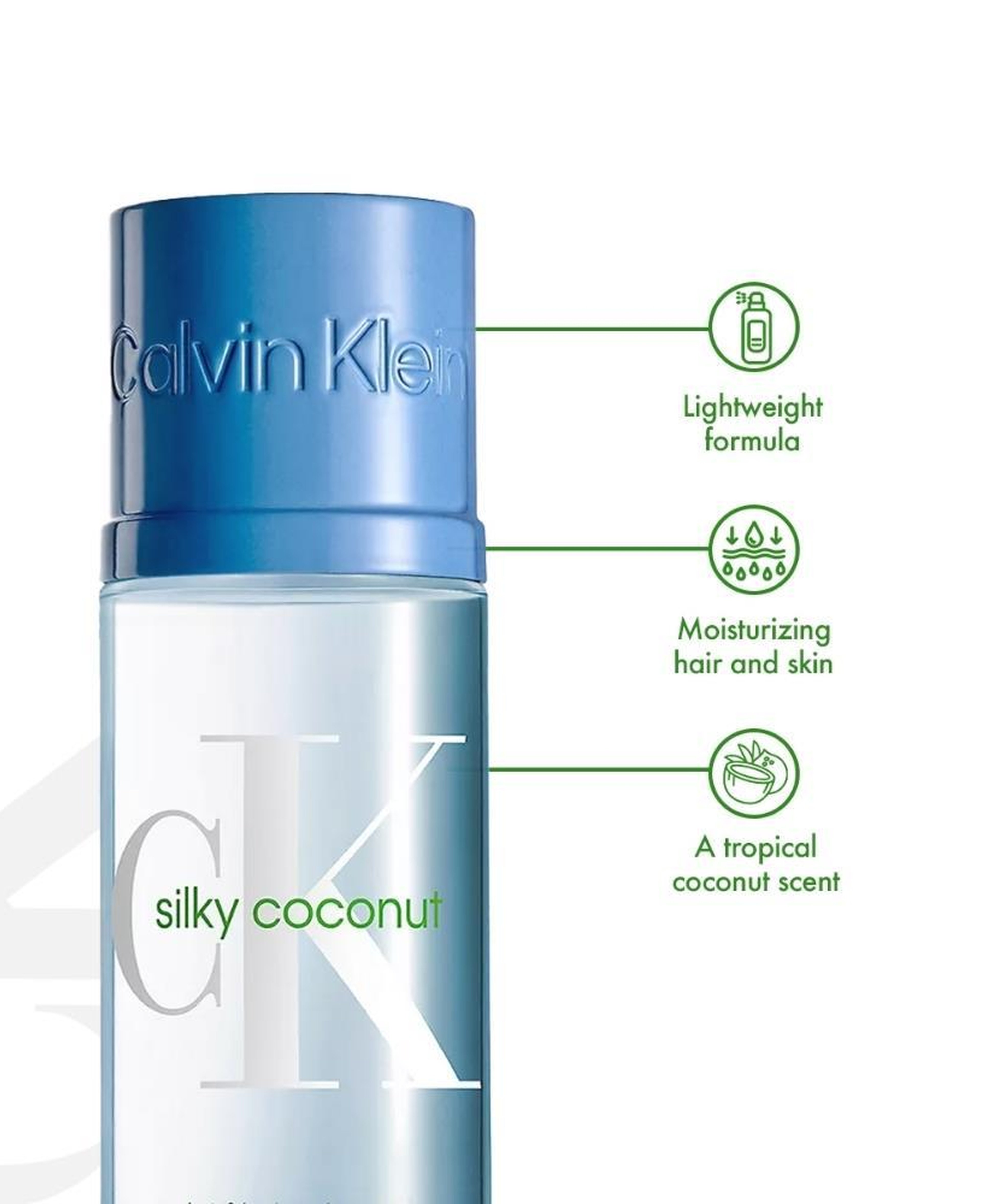 Calvin Klein Silky Coconut Hair & Body Mist 100 ml Unisex Vücut Spreyi