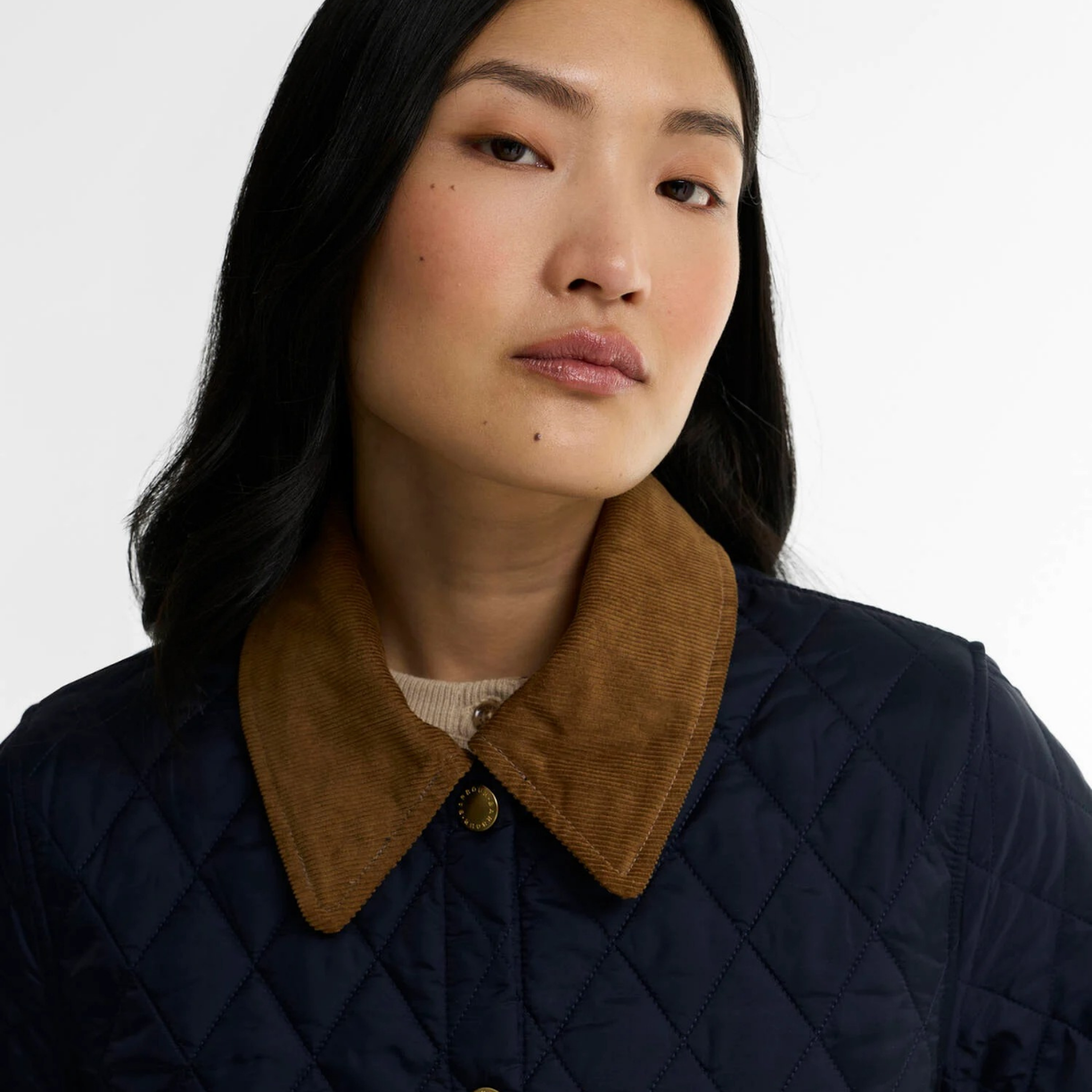 Barbour Icons Cropped Liddesdale Kapitone Ceket