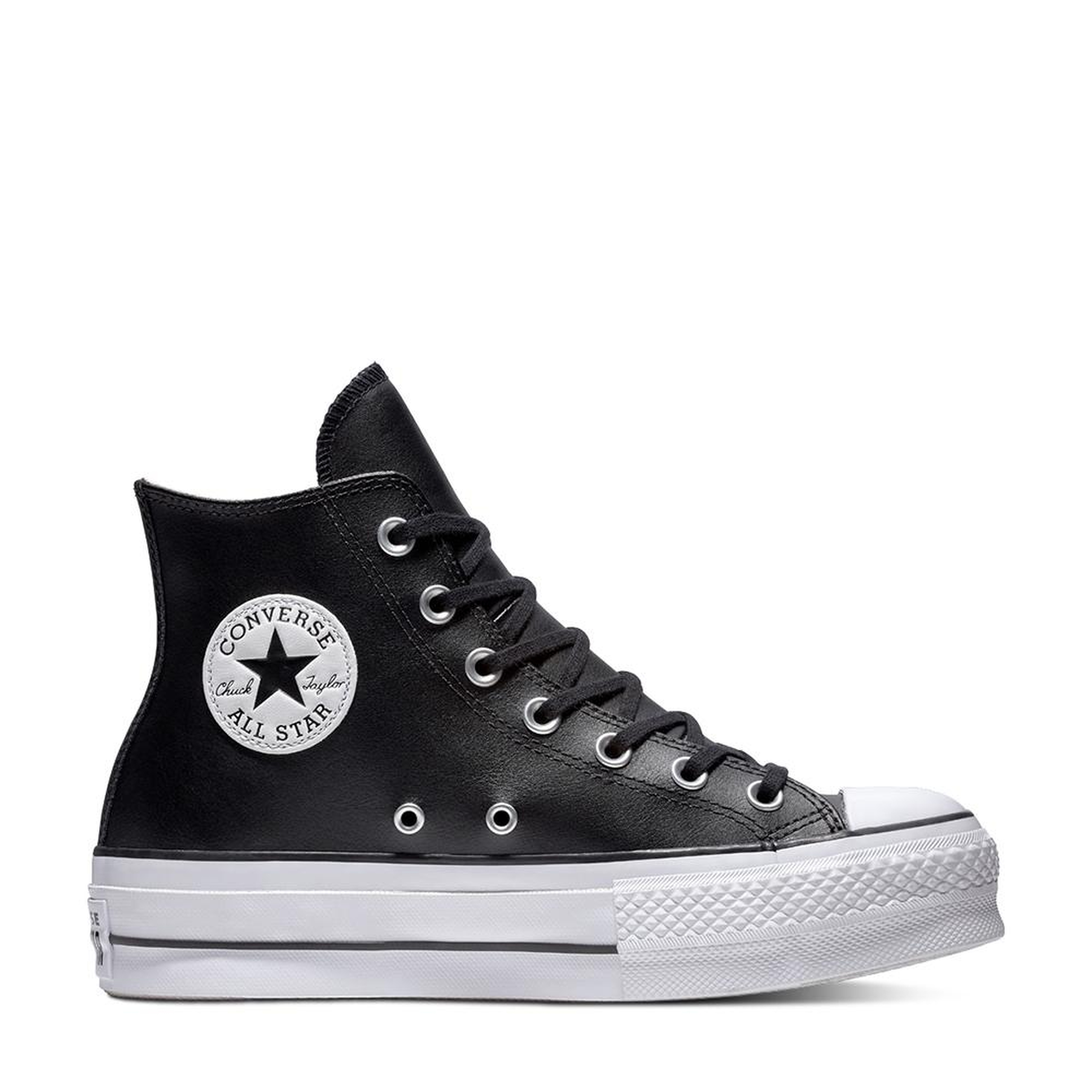 Converse Chuck Taylor All Star Kadın Siyah Deri Sneaker