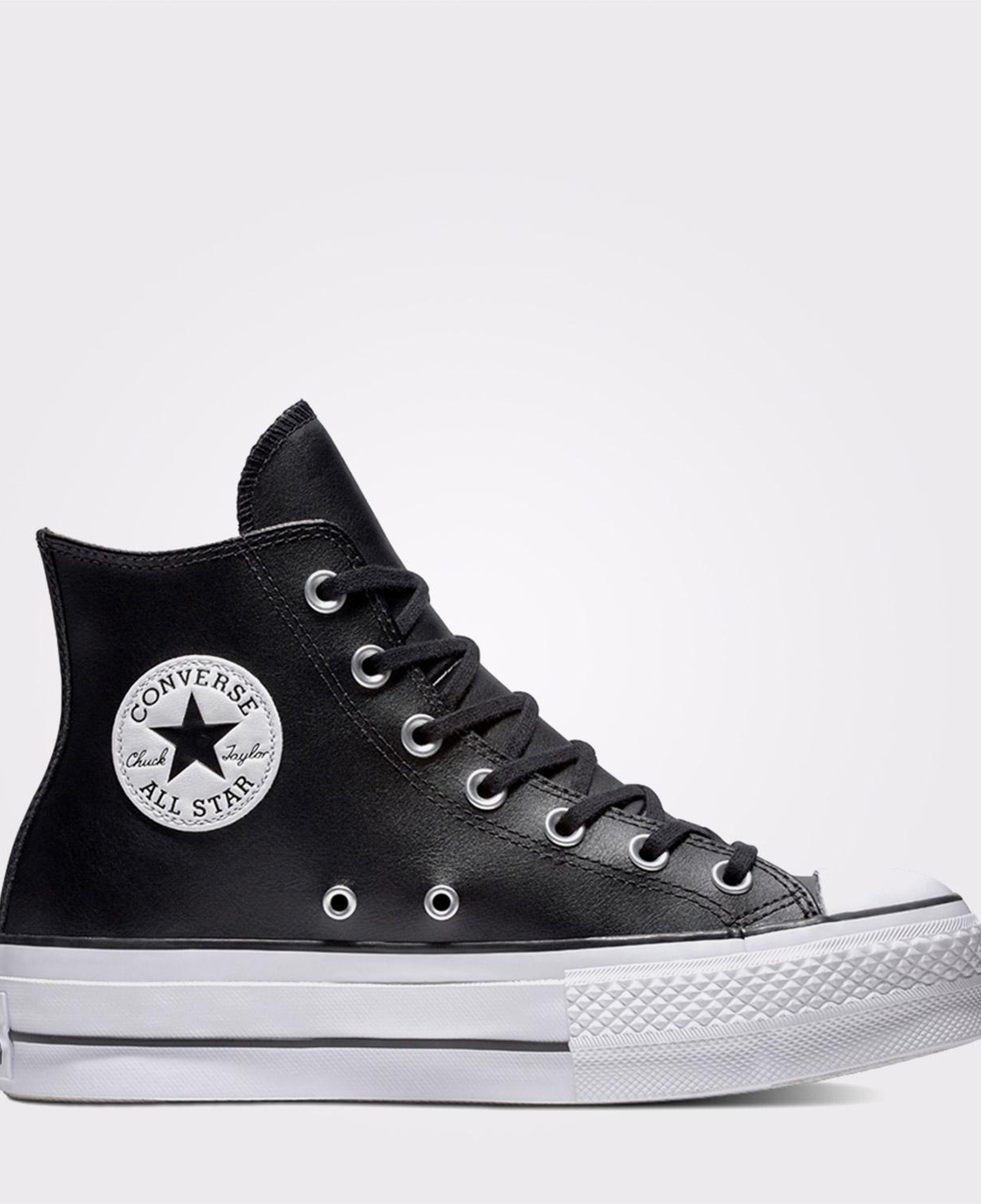 Converse Chuck Taylor All Star Kadın Siyah Deri Sneaker